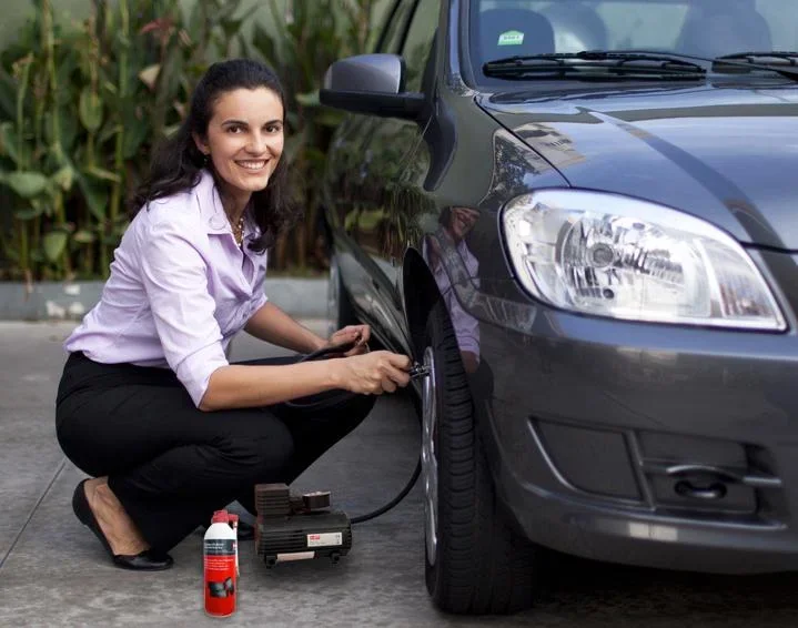 Reifen-Pannen-Set mit Spray - 1