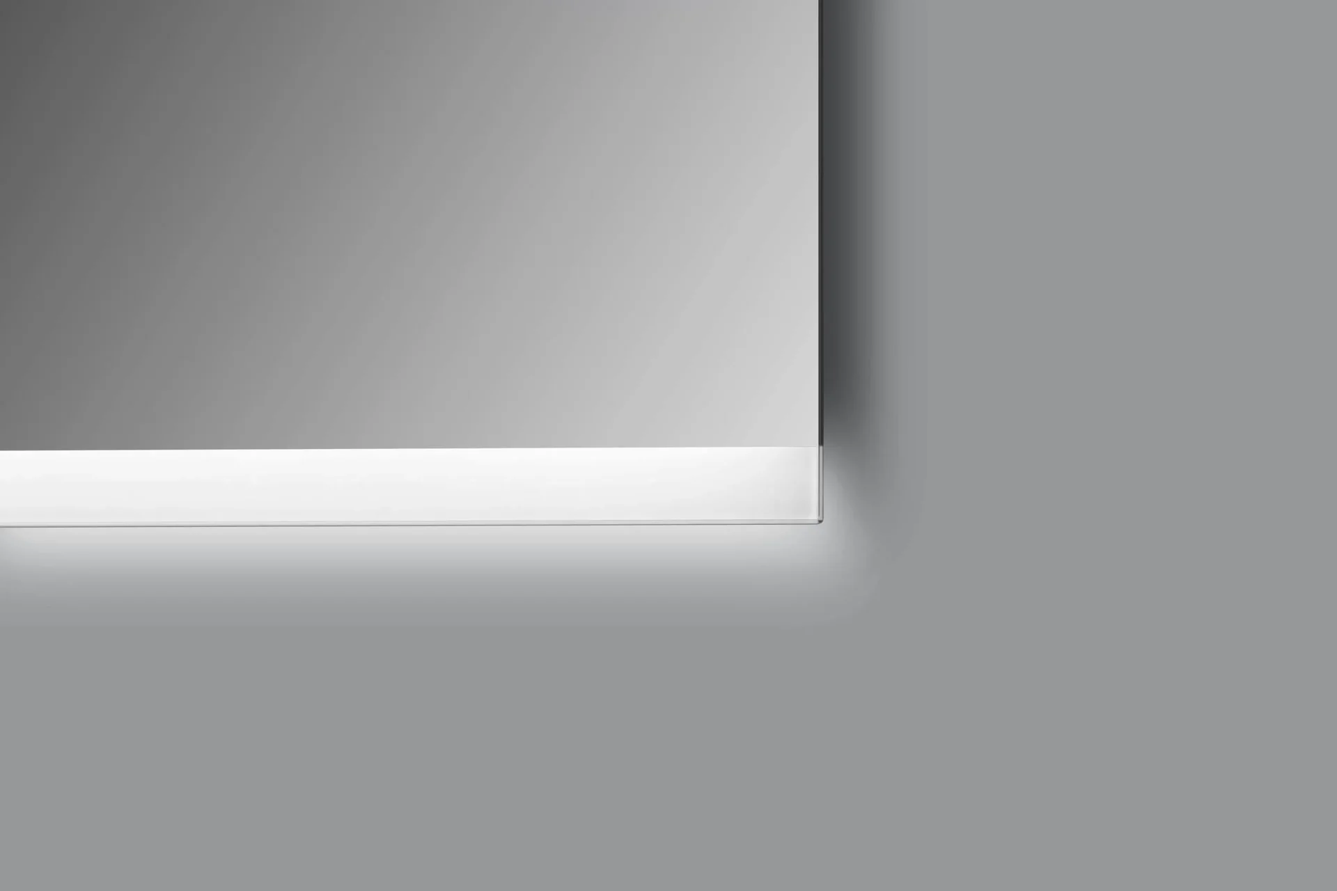 Badezimmerspiegel mit Beleuchtung, "Loft" - 50 x 70 cm - horizontale und vertikale Aufhängung - 3