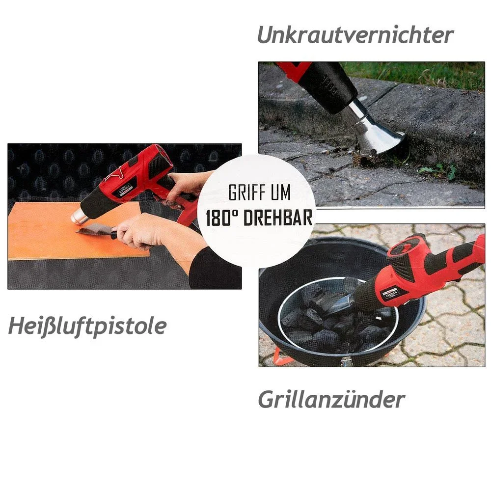 3in1 Unkrautvernichter, Heißluftpistole, Grillanzünder - 0