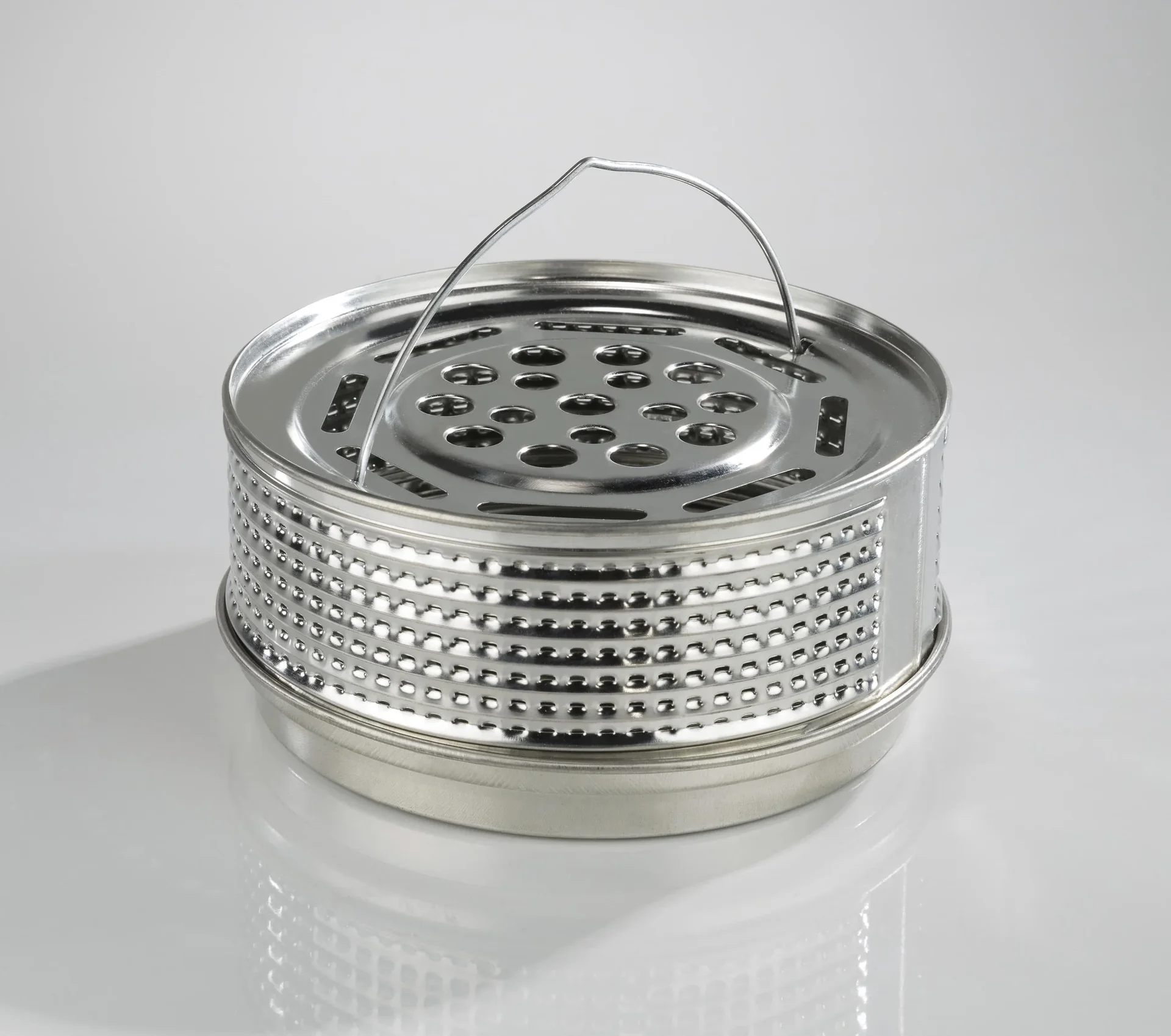 Insektenspiralhalter aus Metall, silberfarben, inklusive 10 Insektenspiralen - 2