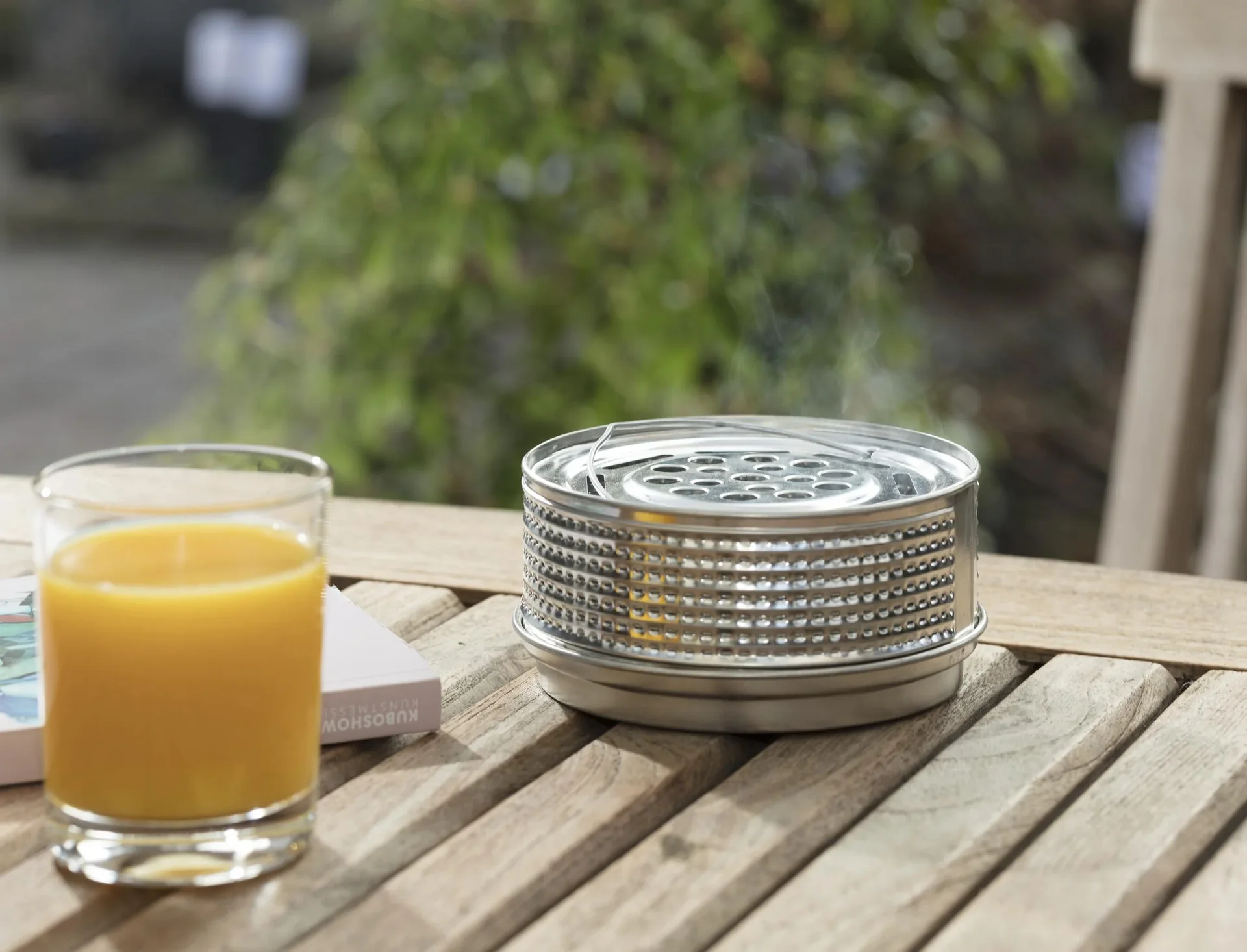 Insektenspiralhalter aus Metall, silberfarben, inklusive 10 Insektenspiralen - 6