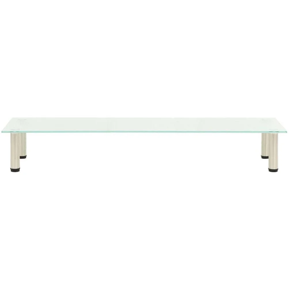 TV-Schrank 140x35x17 cm gehärtetes Glas matt - 3