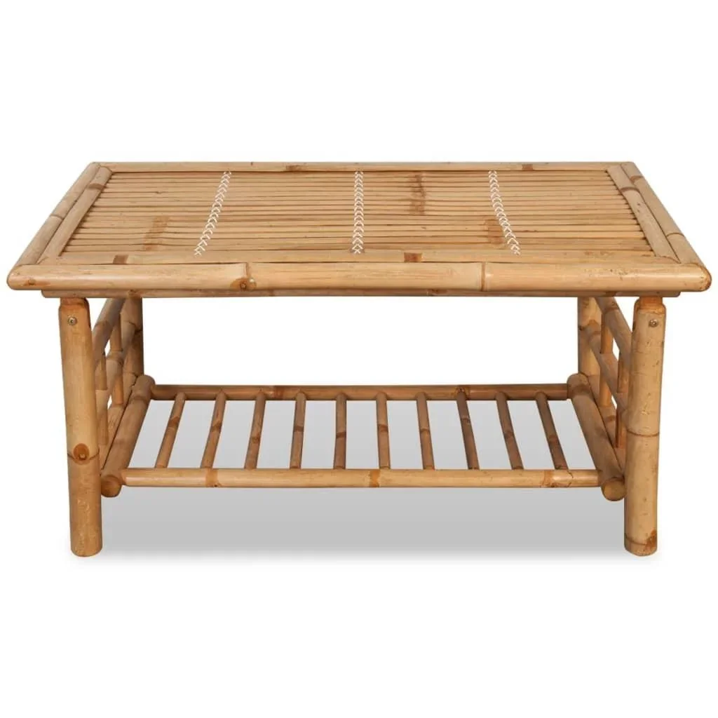 Couchtisch Bambus 90x50x45 cm - 2