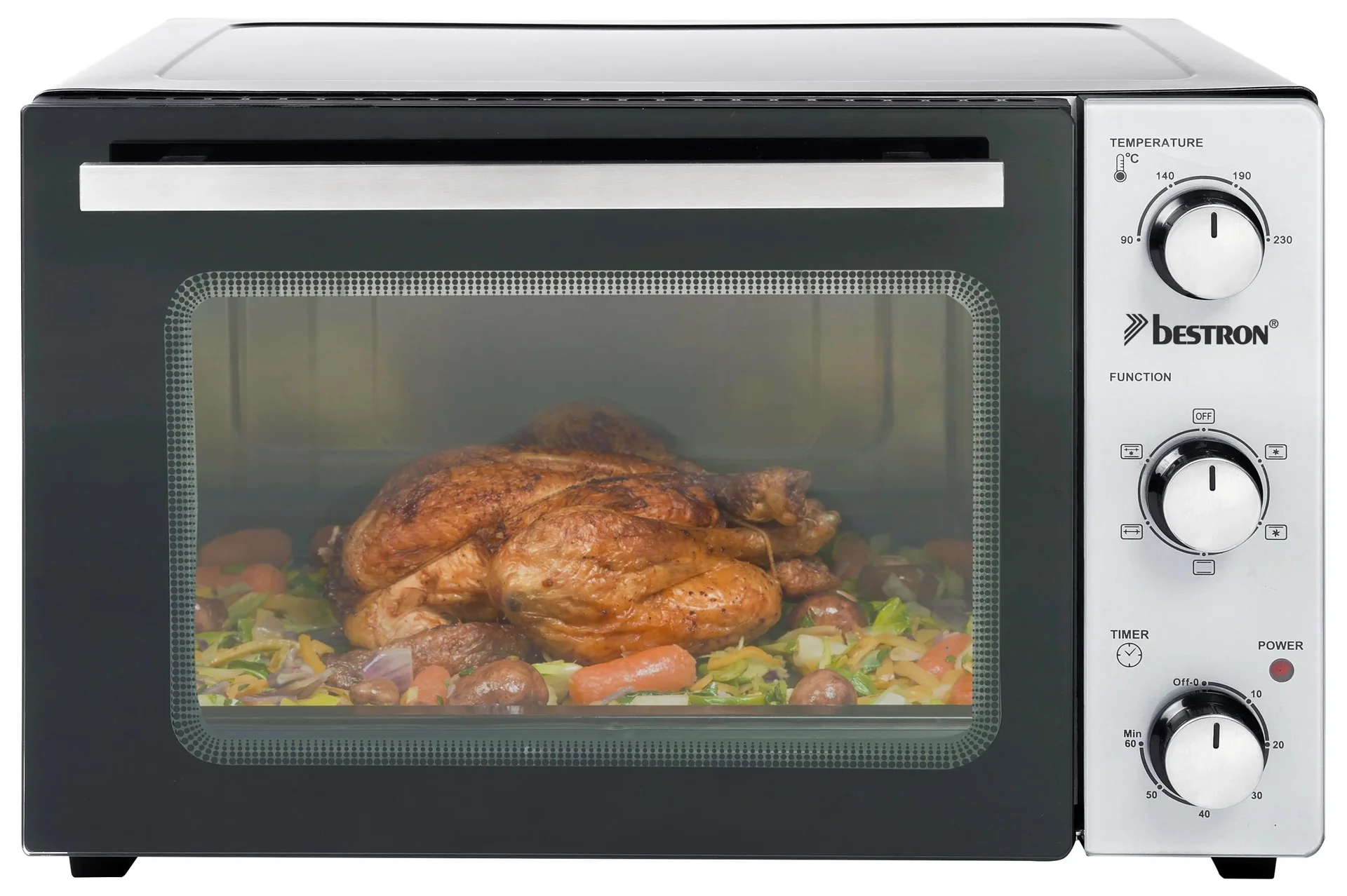 Grill-Backofen mit Drehspieß, Umluftfunktion, 31 Liter, 1500 Watt - 1