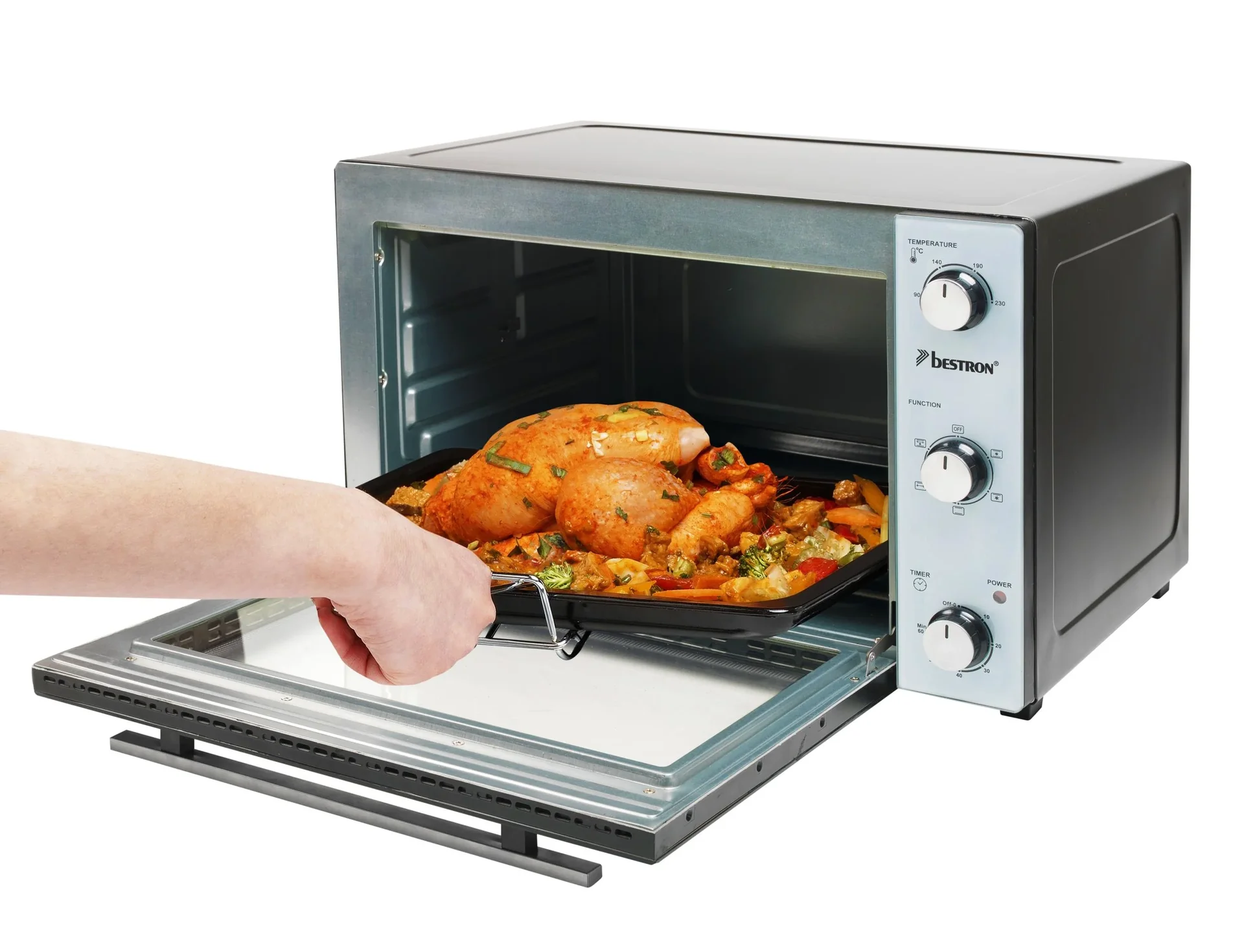 Grill-Backofen mit Drehspieß, Umluftfunktion, 31 Liter, 1500 Watt - 7