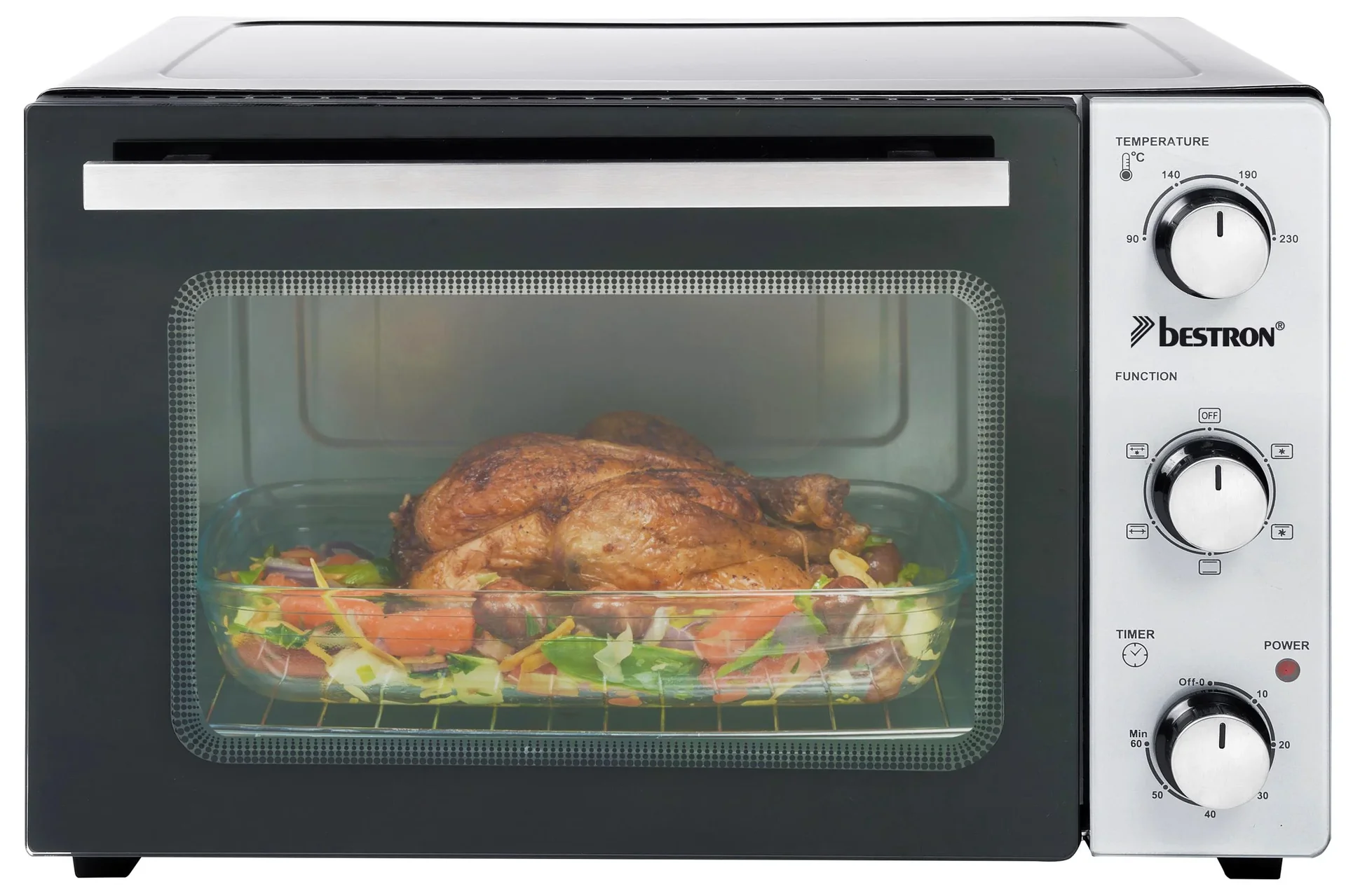 Grill-Backofen mit Drehspieß, Umluftfunktion, 31 Liter, 1500 Watt - 8