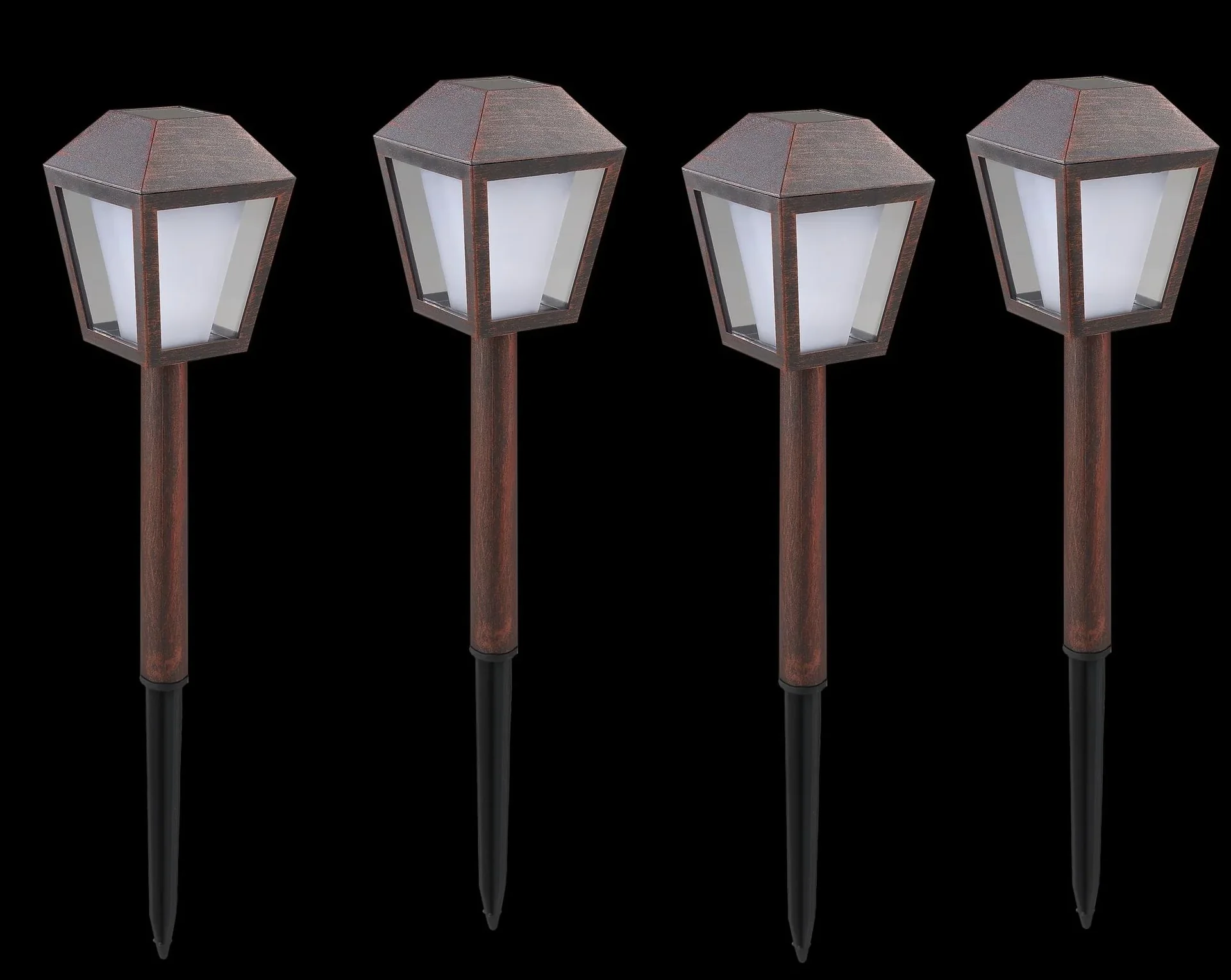 Solar Laterne "Antik" - 4 Stück - 2