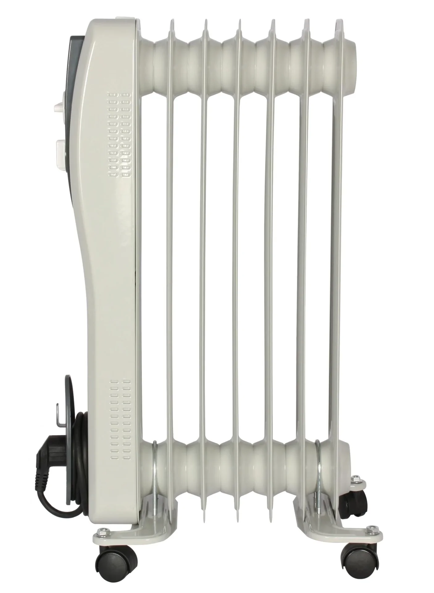 Mobiler Ölradiator, weiß, 7 Rippen - 9