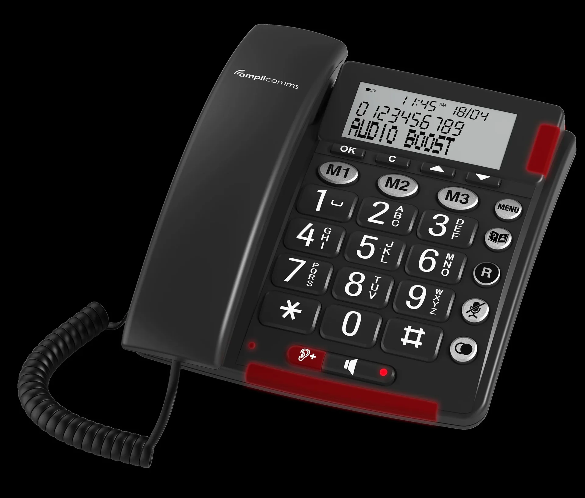 Großtastentelefon mit SOS Sender - 3