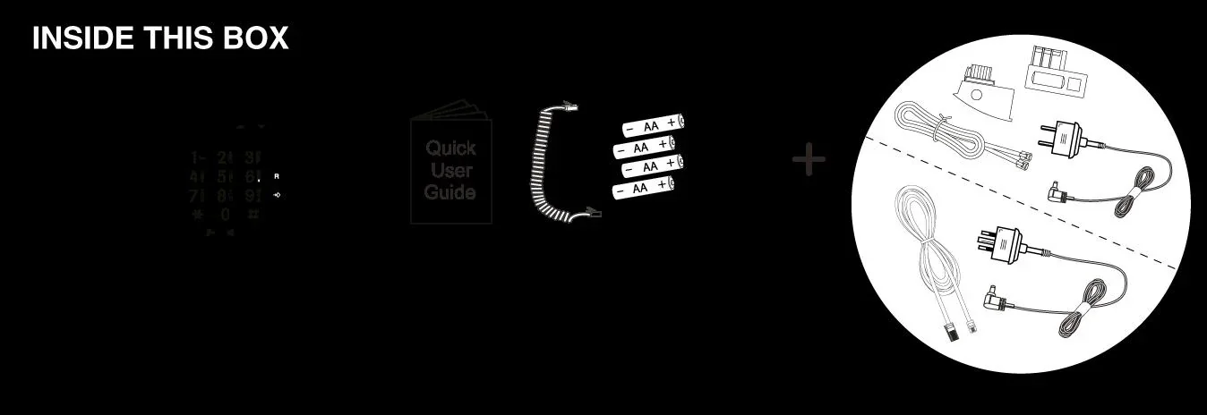 Großtastentelefon mit SOS Sender - 4