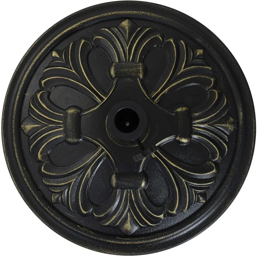 Sonnenschirmständer Schirmständer Schirmhalter 13 kg Ø35/Ø38/Ø48mm Antik Bronze Ø48 x 34 cm - 1