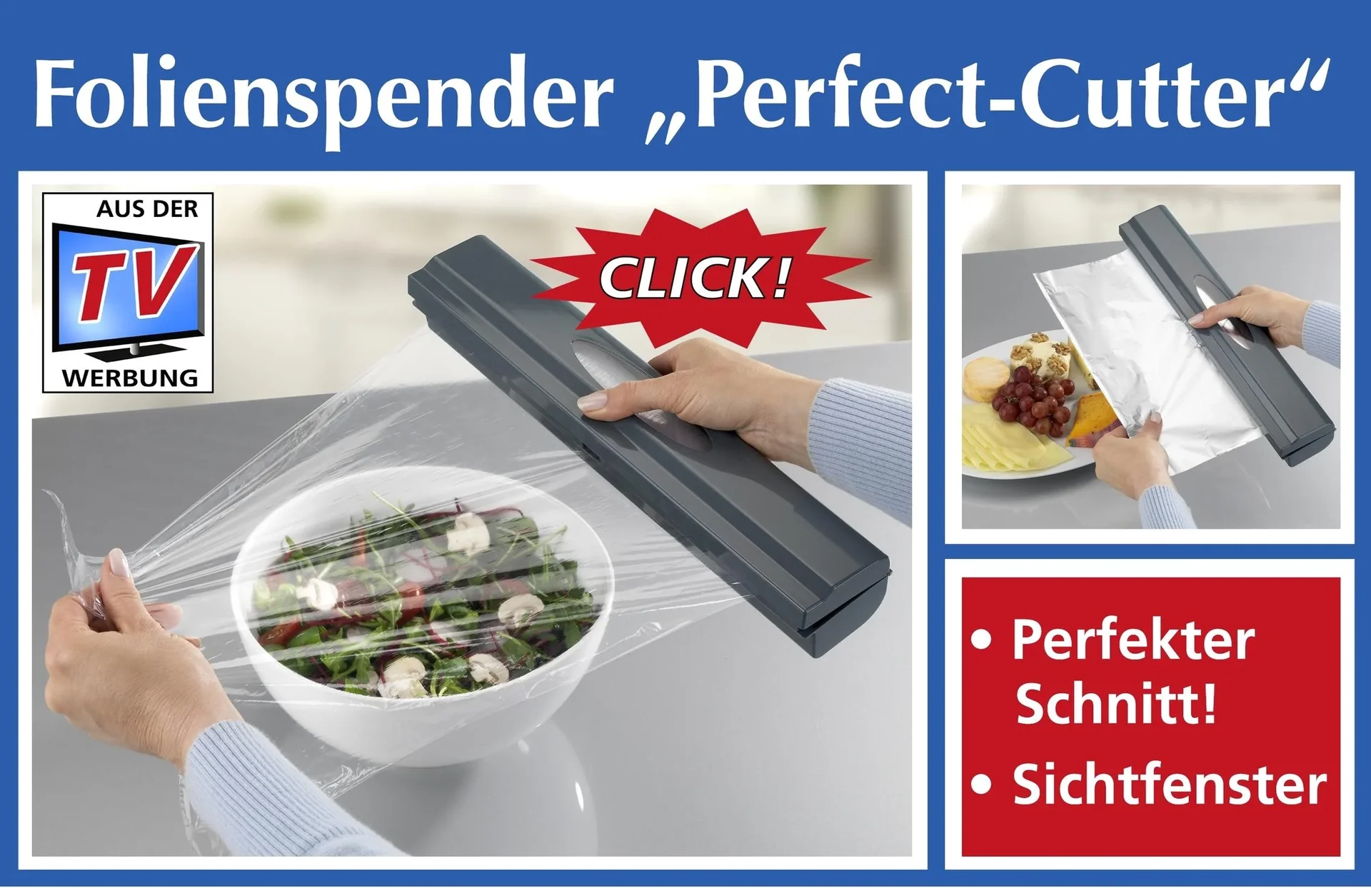 Folienspender "Perfect Cutter", Anthrazit - 0