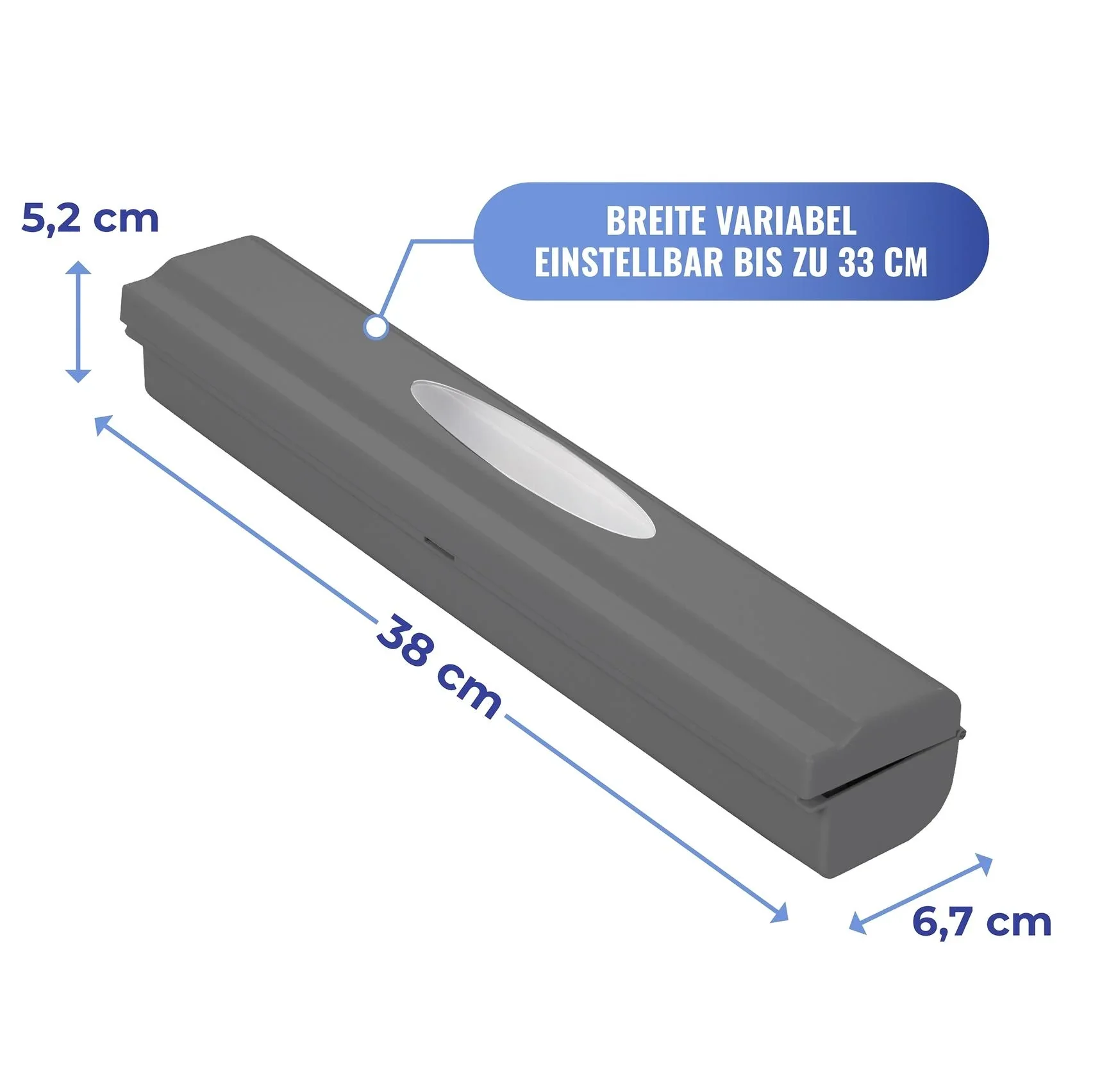 Folienspender "Perfect Cutter", Anthrazit - 1