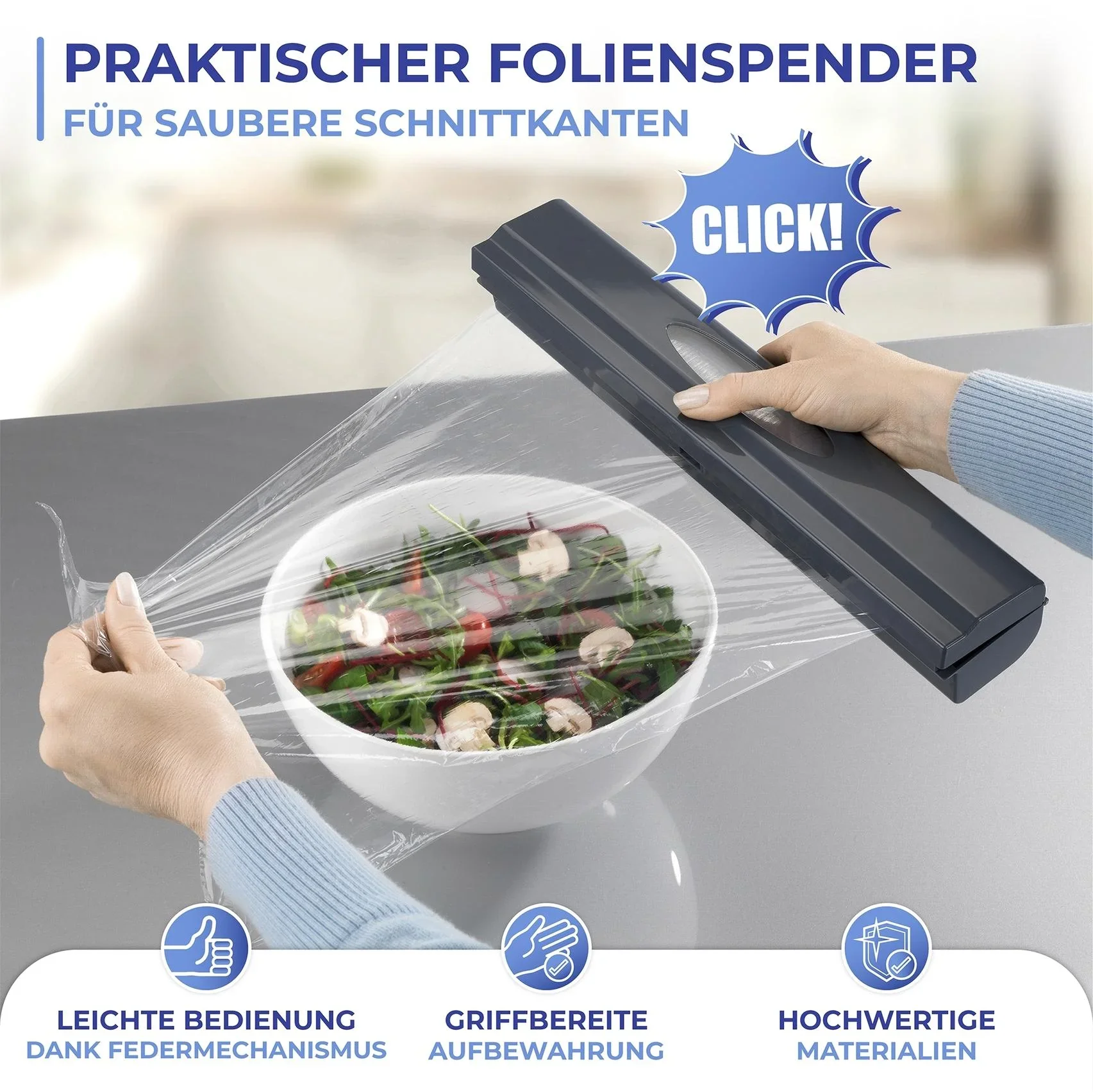 Folienspender "Perfect Cutter", Anthrazit - 4