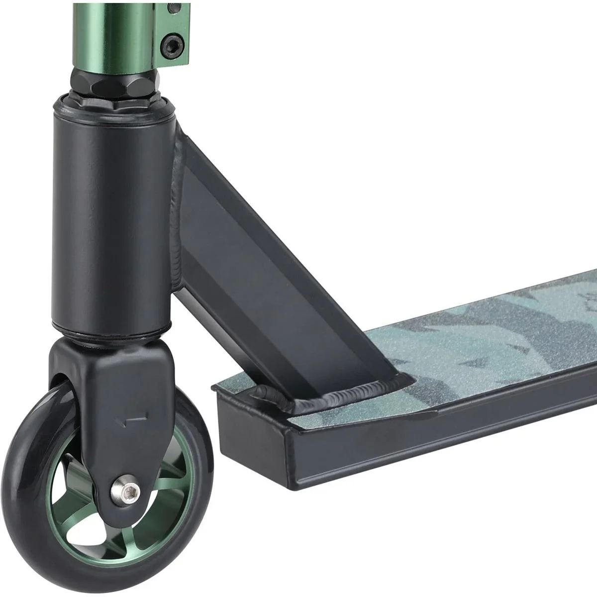 Premium Stunt Scooter - Camouflage / Grün - ABEC 9 - Aluminium - 7