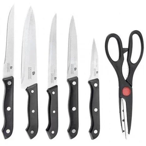 7-teiliges Messerset im Messerblock/ - 0