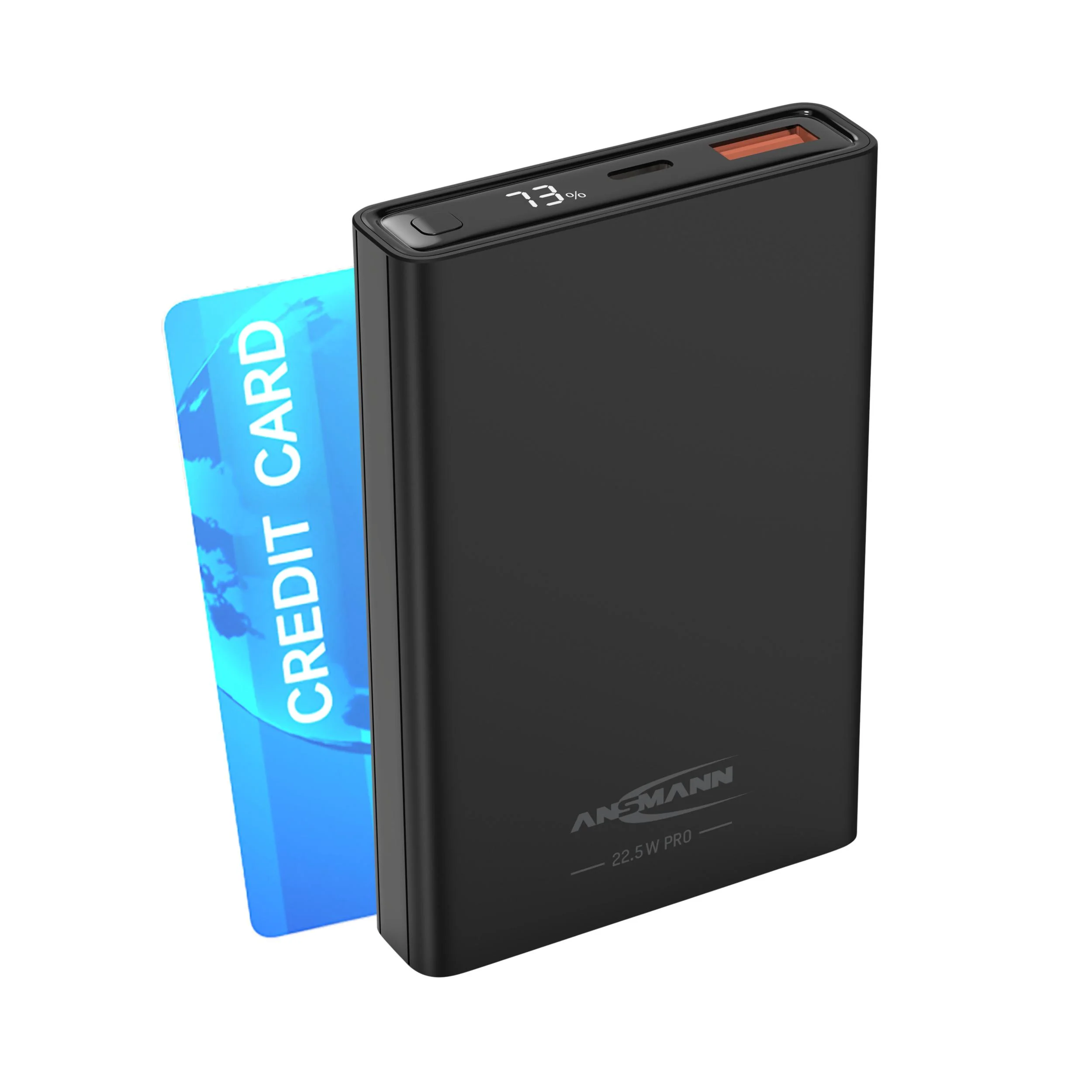 Powerbank 10000 PS222PD, Quick Charg 3.0 und Huawei Supercharge - schwarz - 4