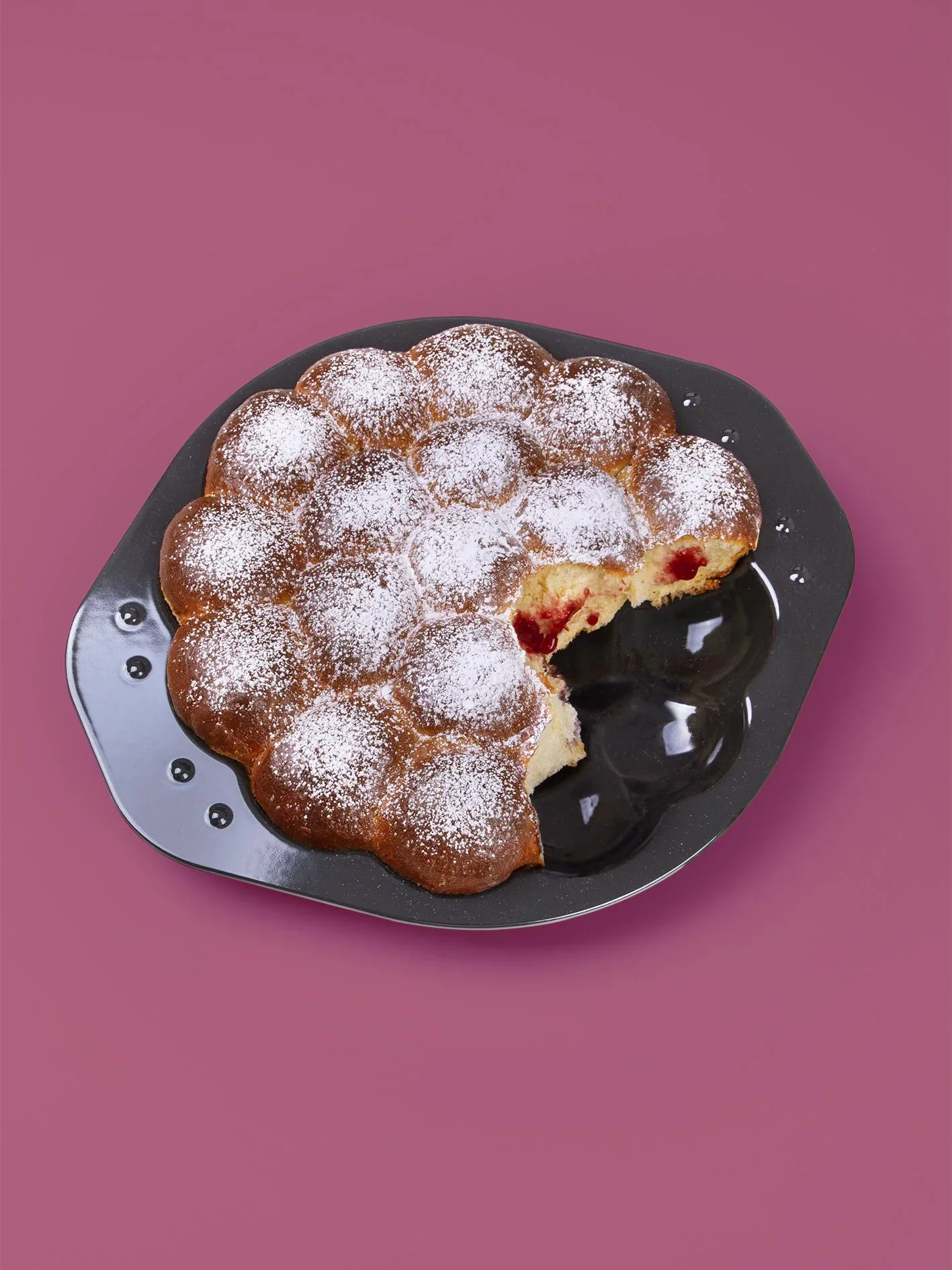 Backform Wolkensonne Emaille, 30 x 35 x 4 cm mit Rezepten - 6