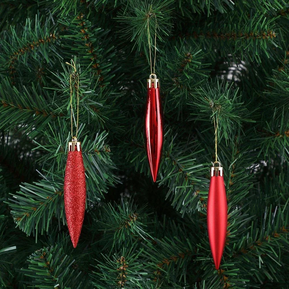 Kugeln - Christbaumschmuck - Rot 77 Stück - 4