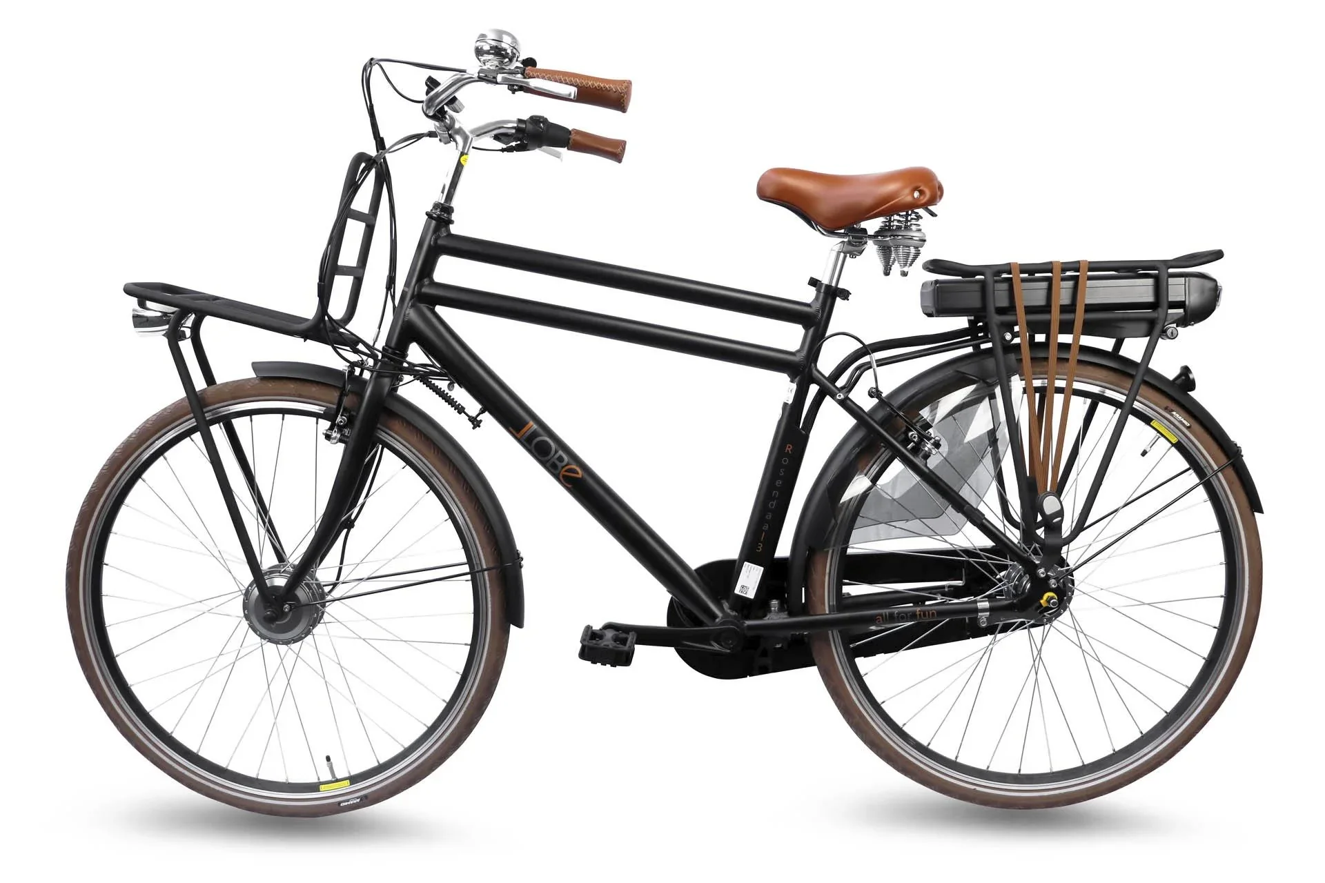 Herren City E-Bike, 28 Zoll, Rahmenhöhe 50 cm, 7-Gang Nabenschaltung, 3 Gent schwarz 13Ah - 0