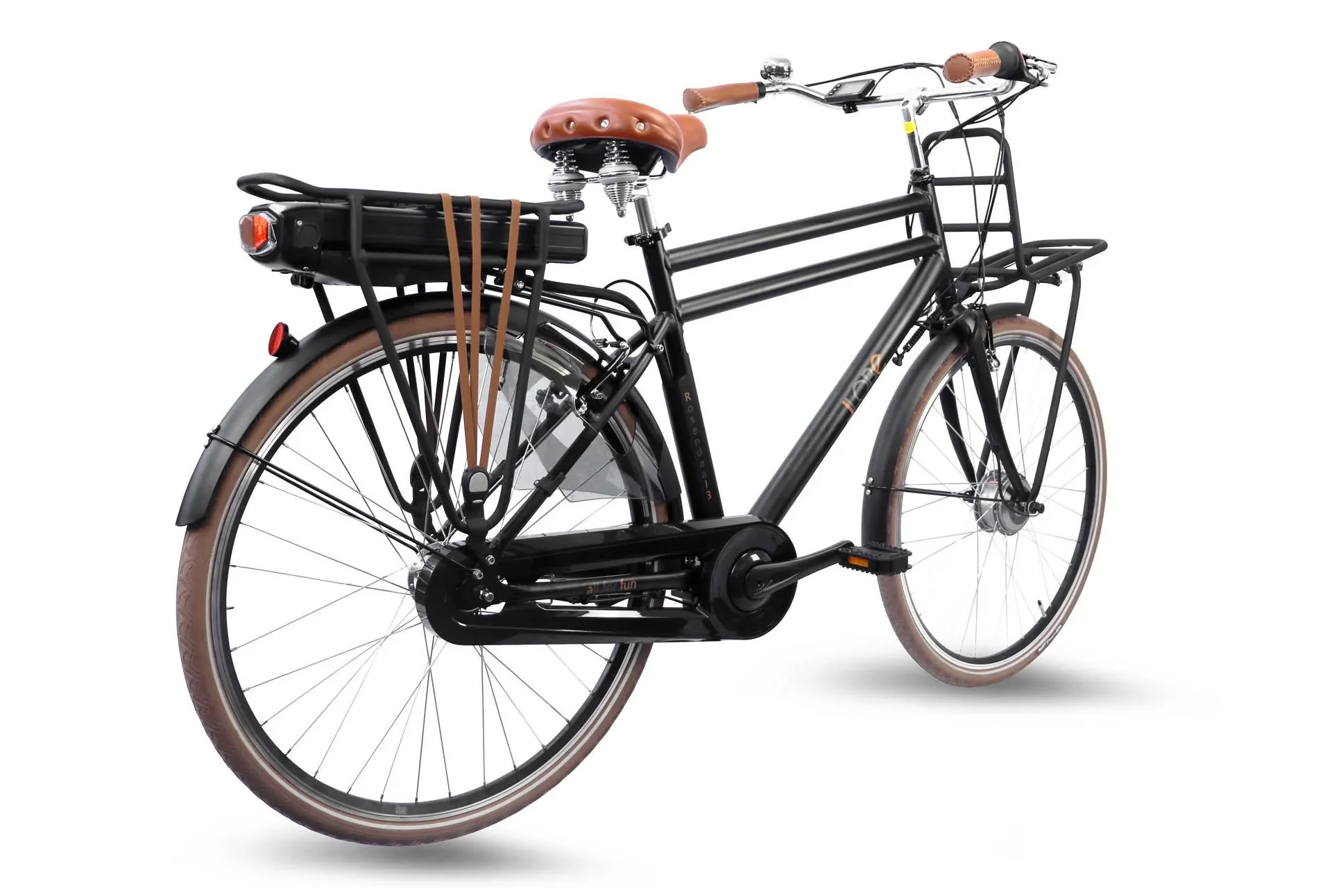 Herren City E-Bike, 28 Zoll, Rahmenhöhe 50 cm, 7-Gang Nabenschaltung, 3 Gent schwarz 13Ah - 1