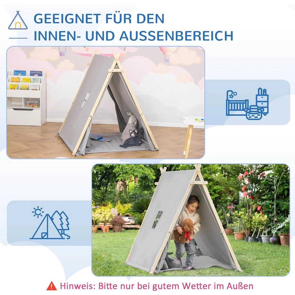 Bar-Beistelltisch - Verstellbar - Schwarz - Ø61 x 70-90 cm - 2