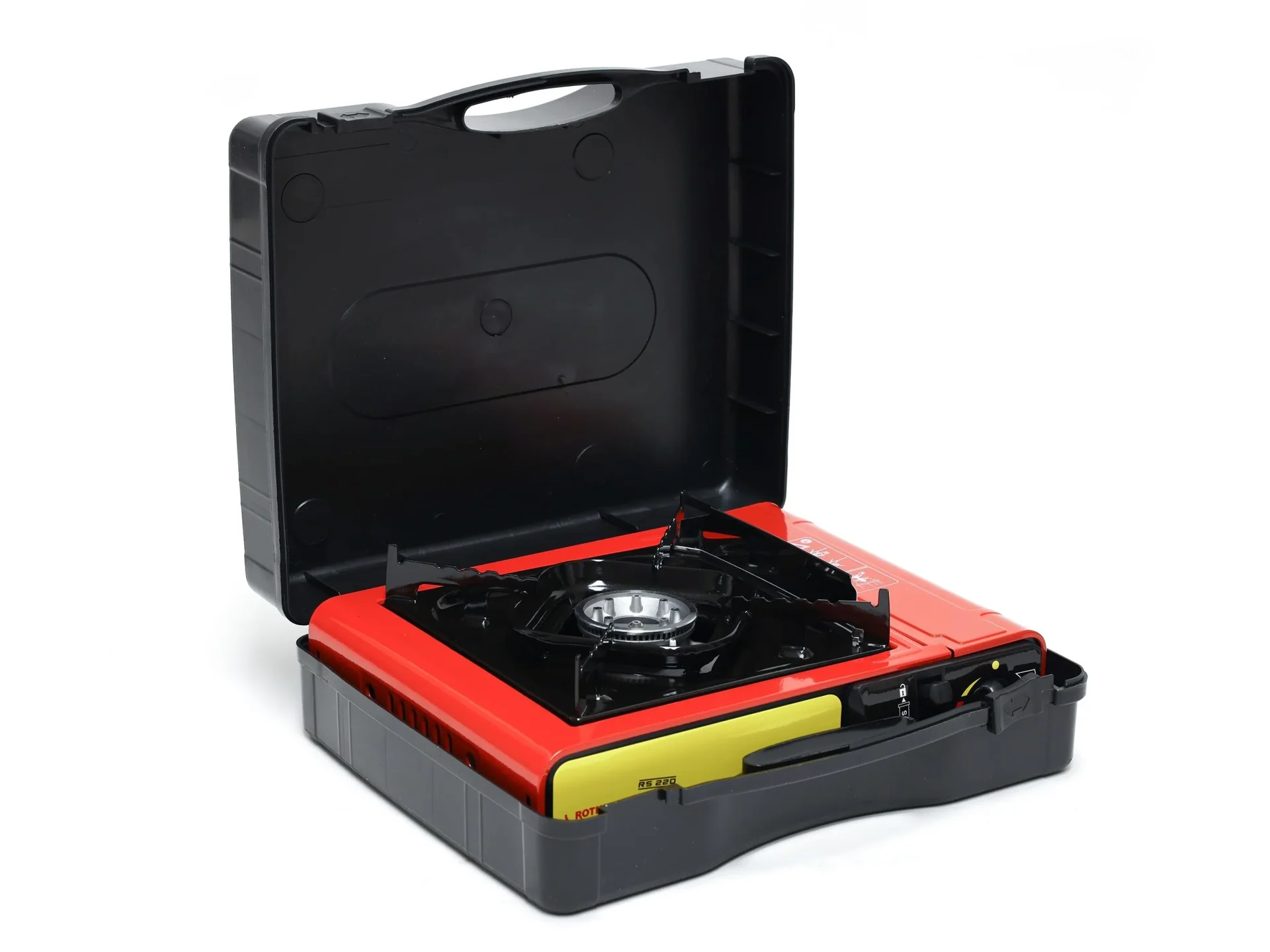 Kompakter Gas-Tischkocher Gourmet RS 220 mit integriertem Kartuschenfach - 5