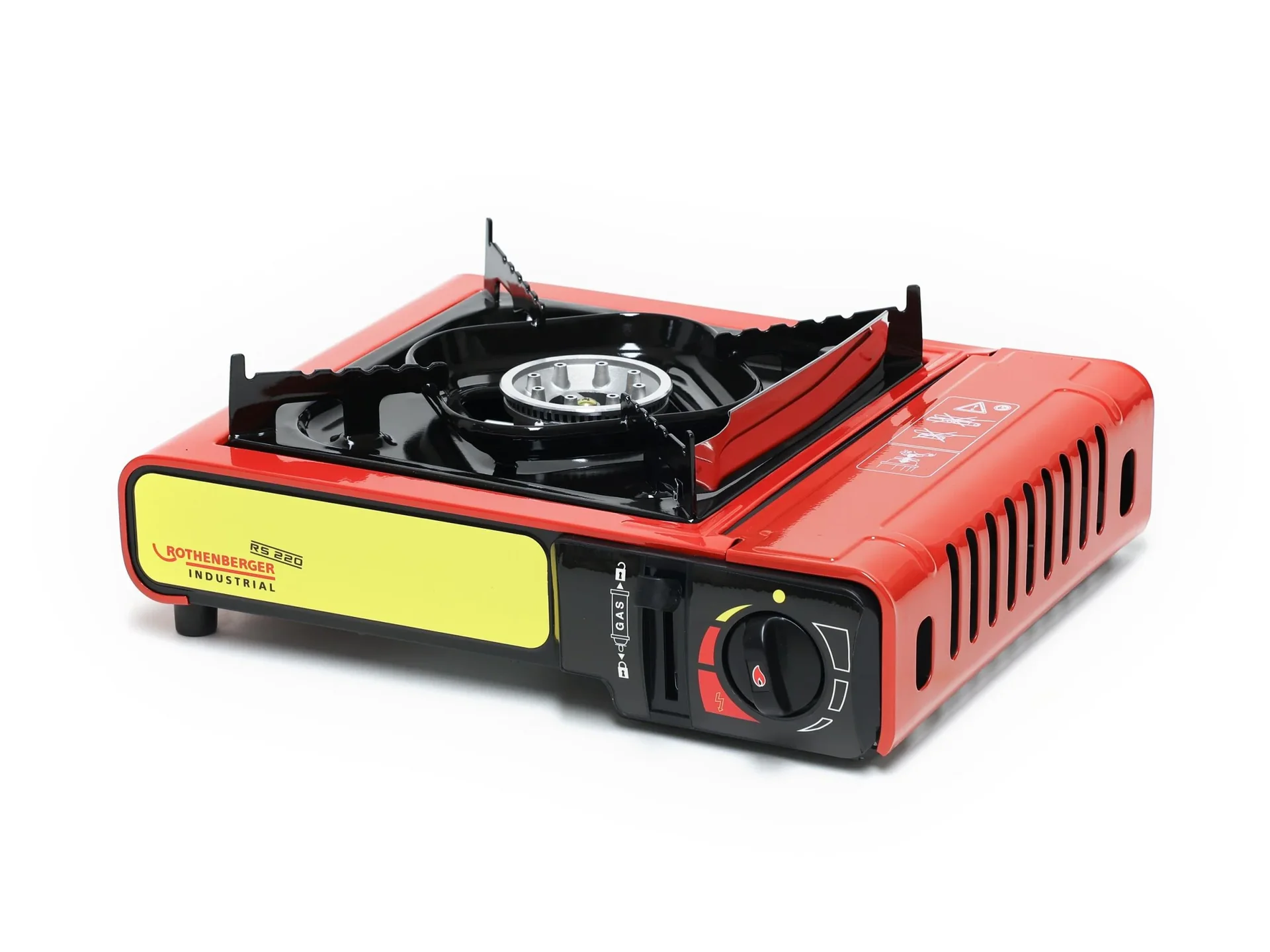 Kompakter Gas-Tischkocher Gourmet RS 220 mit integriertem Kartuschenfach - 8