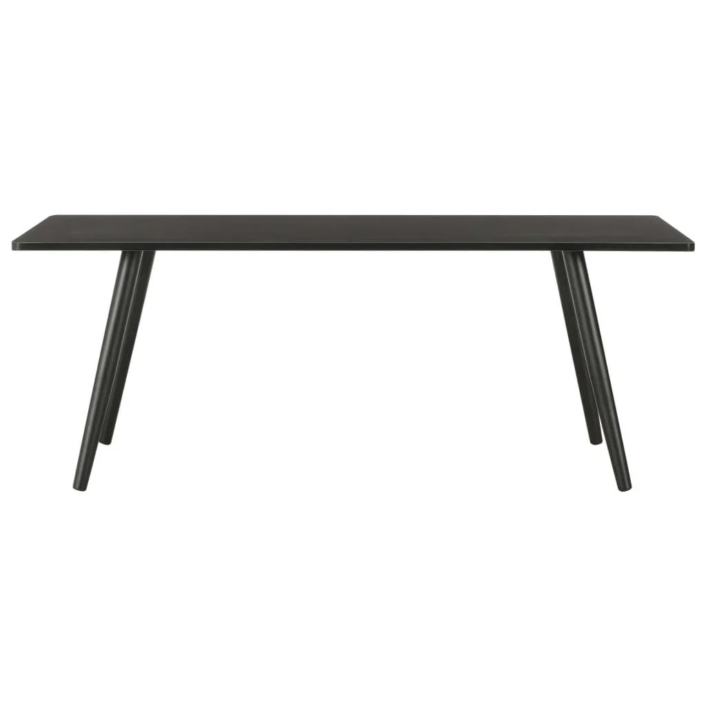 Couchtisch 120x60x46 cm schwarz - 1
