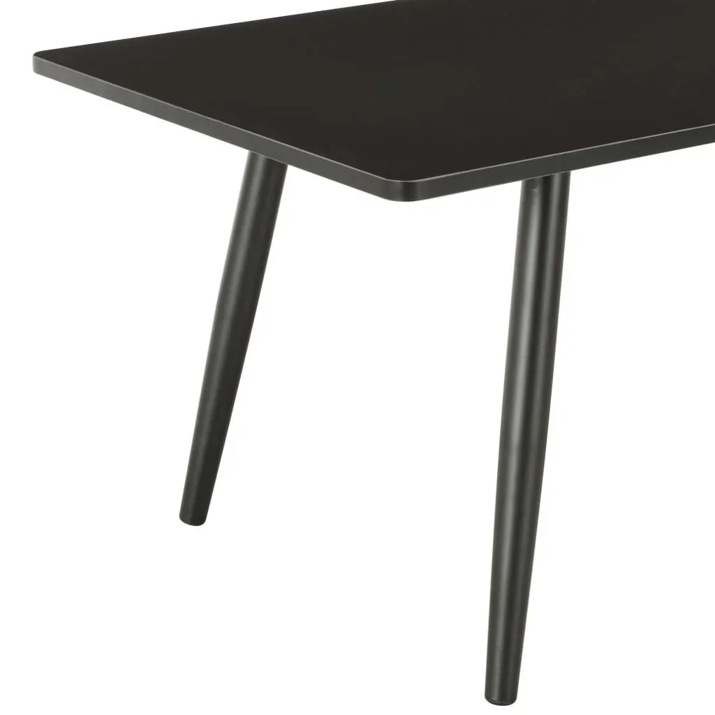 Couchtisch 120x60x46 cm schwarz - 3