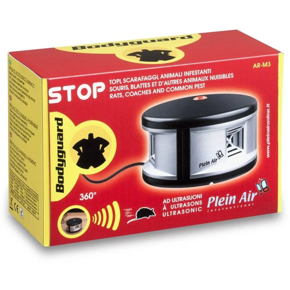 Square Air Ultraschall-Ungezieferabwehr 360° - 20-45 kHz - 200m² - 0