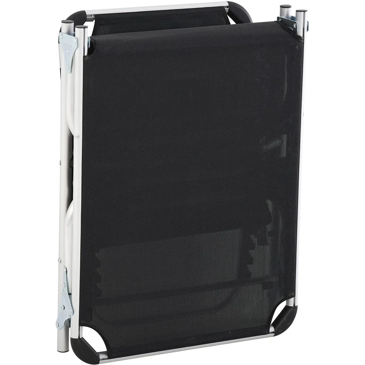 Gartenliege 5-stufig verstellbar schwarz - 0