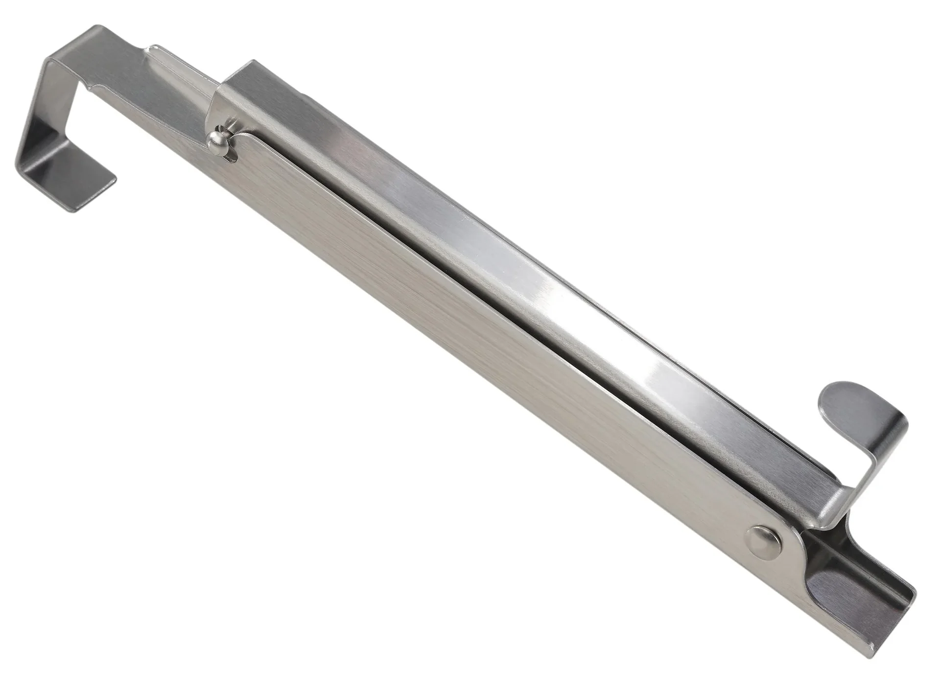 2 in 1 Klapp-Türhaken, Edelstahl, Silberfarben - 3