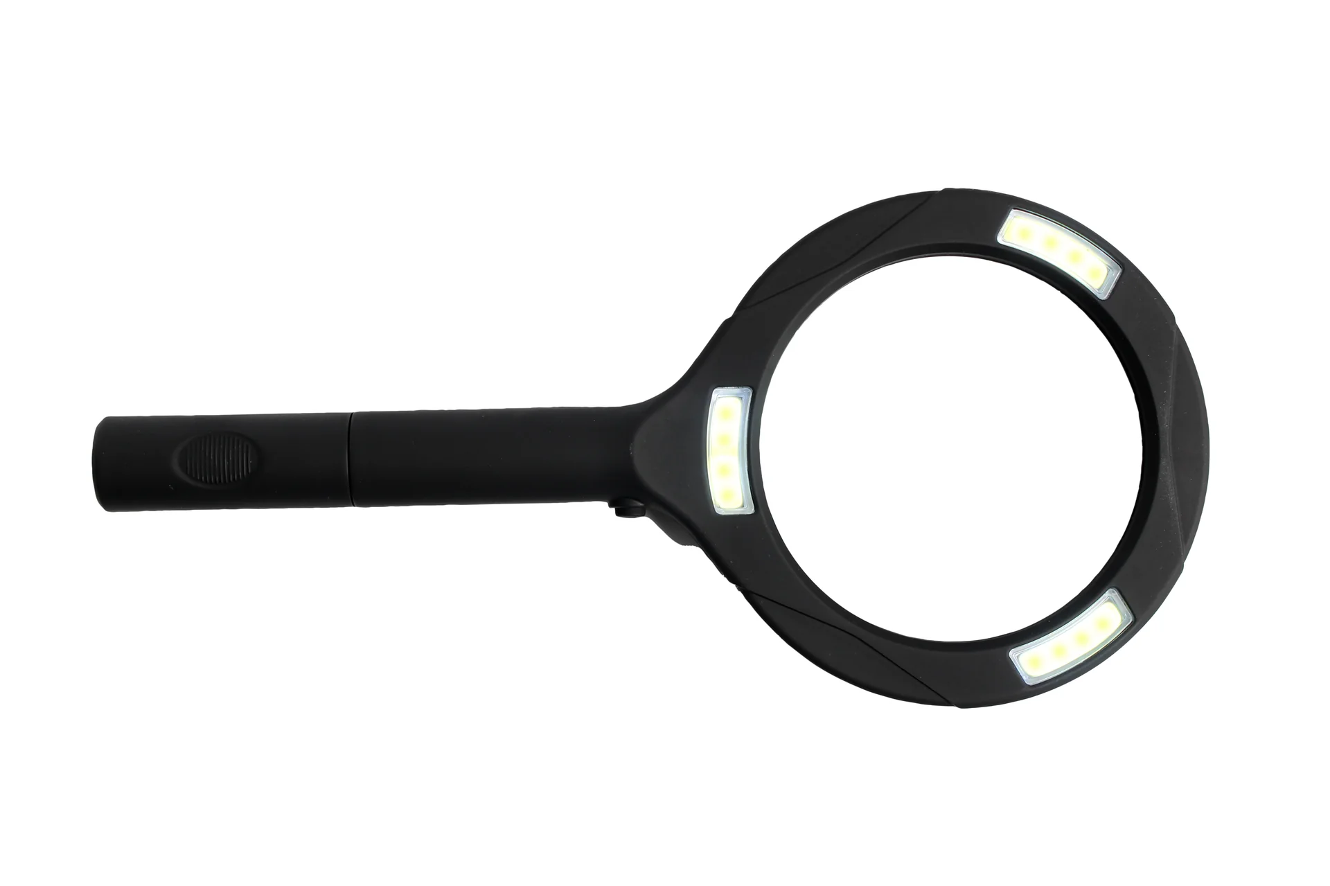 Vergrößerungs-Lupe mit 15 LEDs, Schwarz - 0