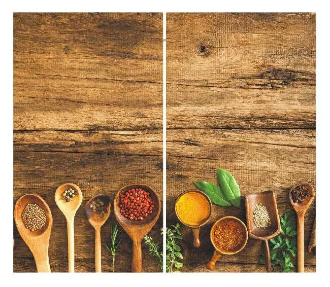 Herdabdeckplatten, 2er-Set - 0