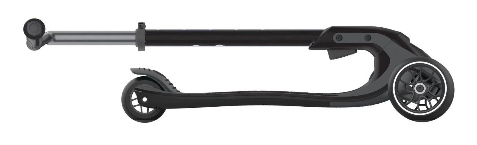 ULTIMUM   Tretroller Kinder Erwachsene, 125/90 mm extra breit, ABEC 7, 3-rädrig, höhenverstellbar, grau - 8