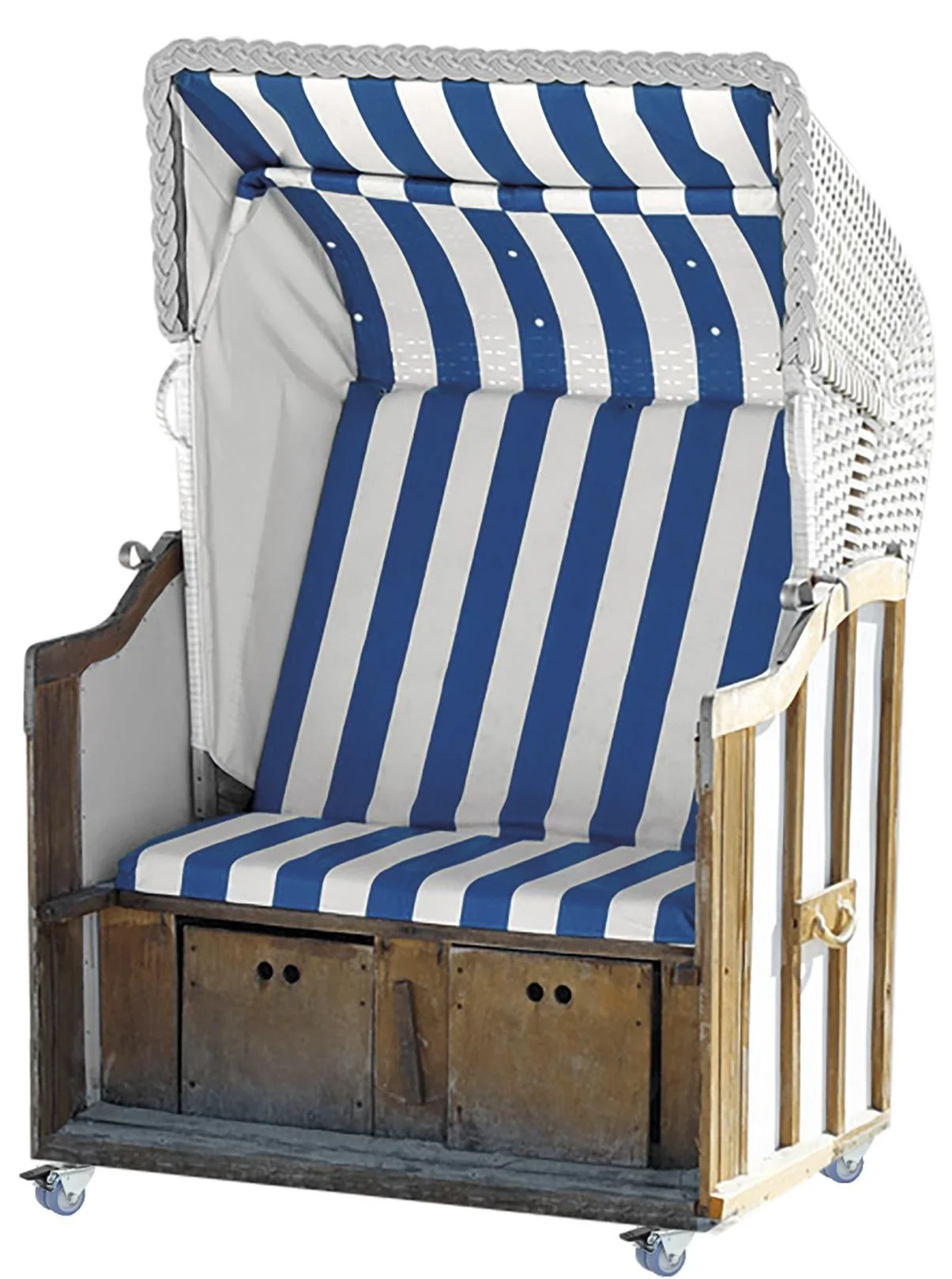 Strandkorbrollen 4 teiliges Set / Doppelrollen ULTRASOFT - Ø 50 mm, 2 Feststeller, Tragkraft 300 kg / Set, 02155200 - 2