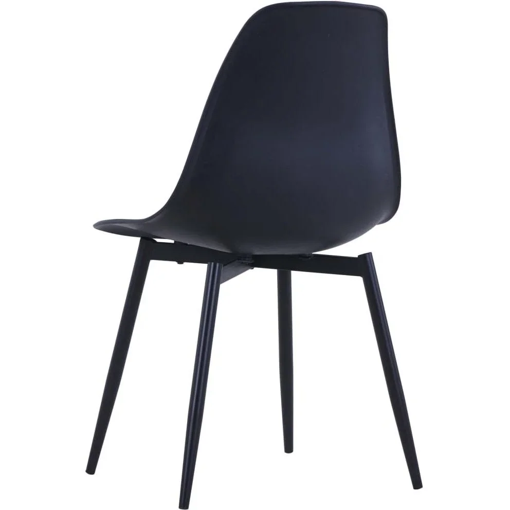 Esstischstühle 4 Stück PP schwarz - 1