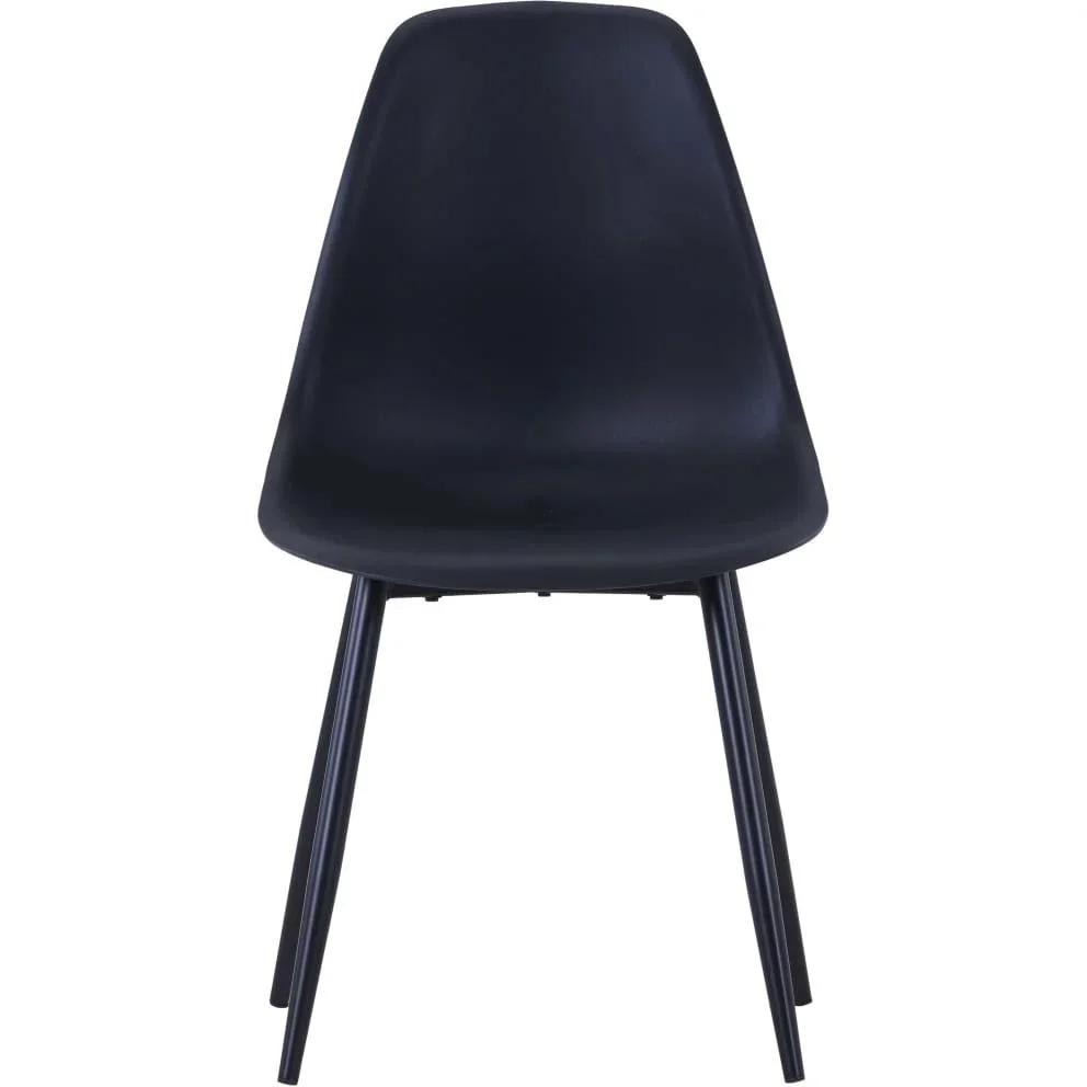 Esstischstühle 4 Stück PP schwarz - 3