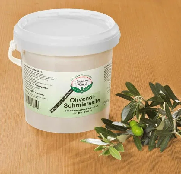 Olivenöl Schmierseife 1 kg - universell einsetzbar & sehr ergiebig - 1