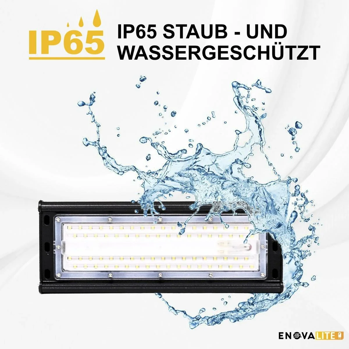 LED-HighBay in linearer Form bietet 100 W, 12000 lm, 5000 K (neutralweiß), IP65 & ENEC-Zertifizierung - 6