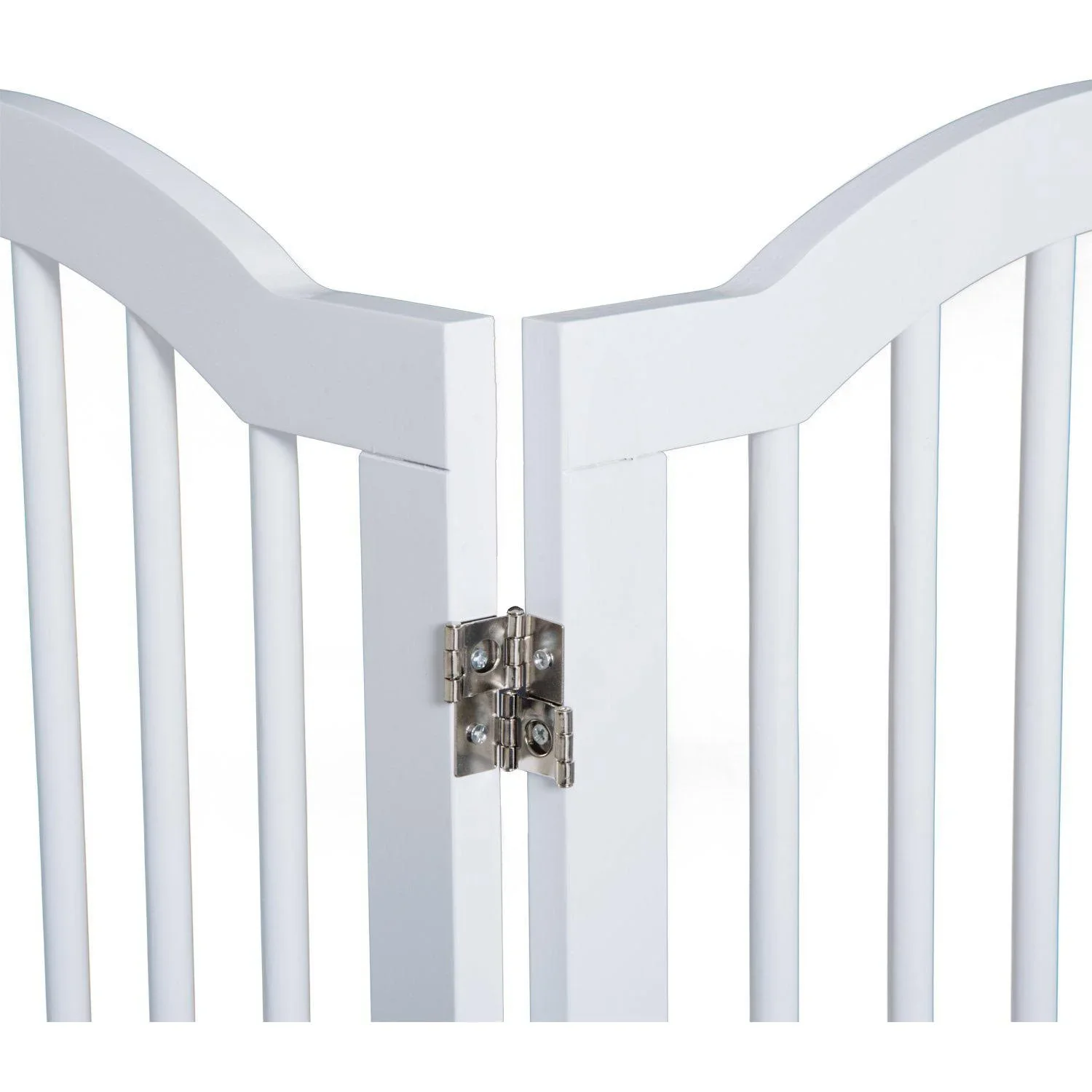 Absperrgitter Hundegitter 154,5cm faltbar Weiß - 5