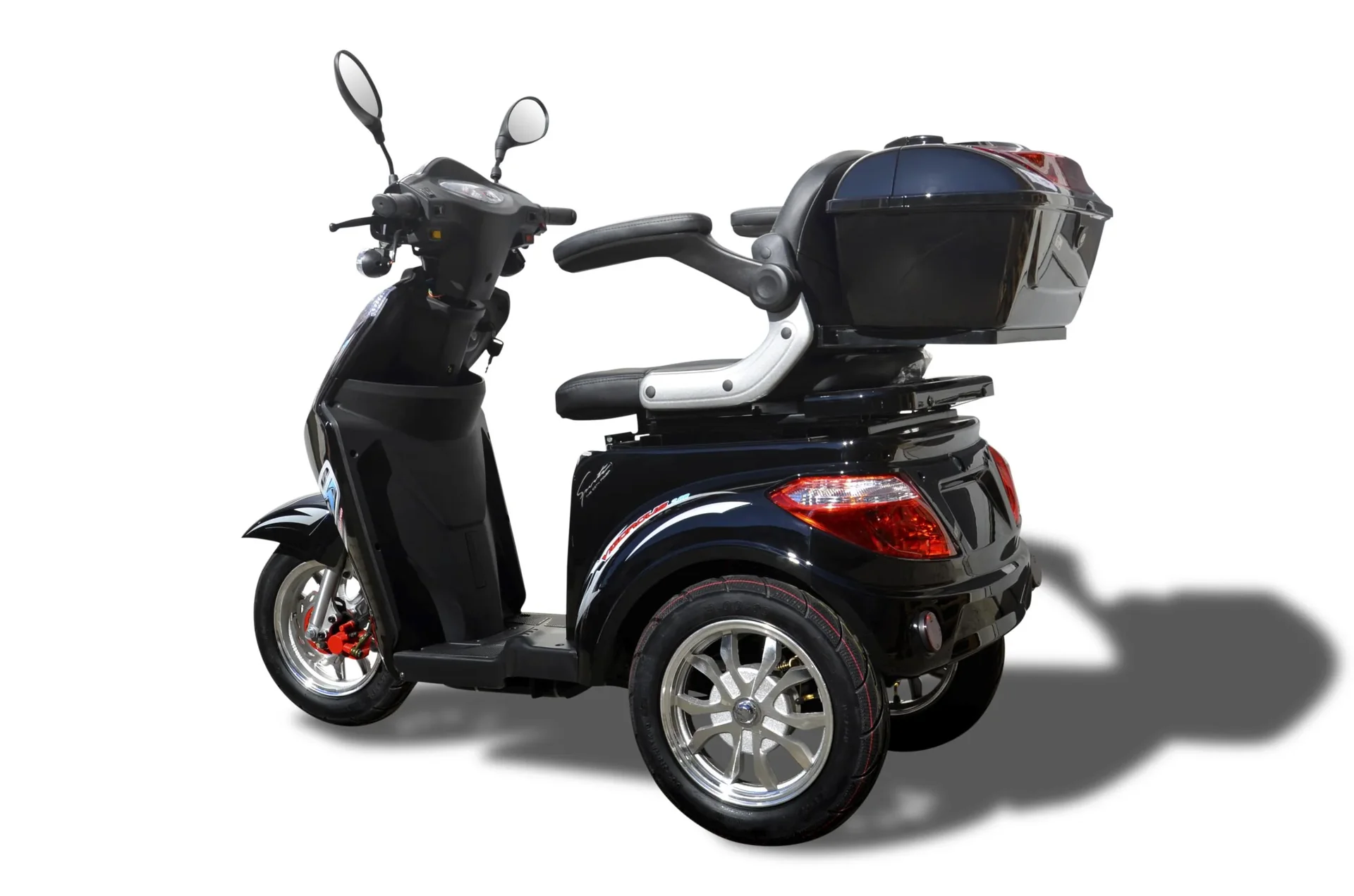 Senioren Roller schwarz - 30 Ah Li-Io Akku - 25 km/h - Seniorenmobil - 2