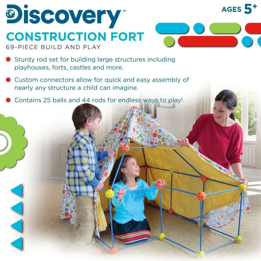 Discovery Kinderbaukasten - Zelt - Fort - 69-teilig - 7