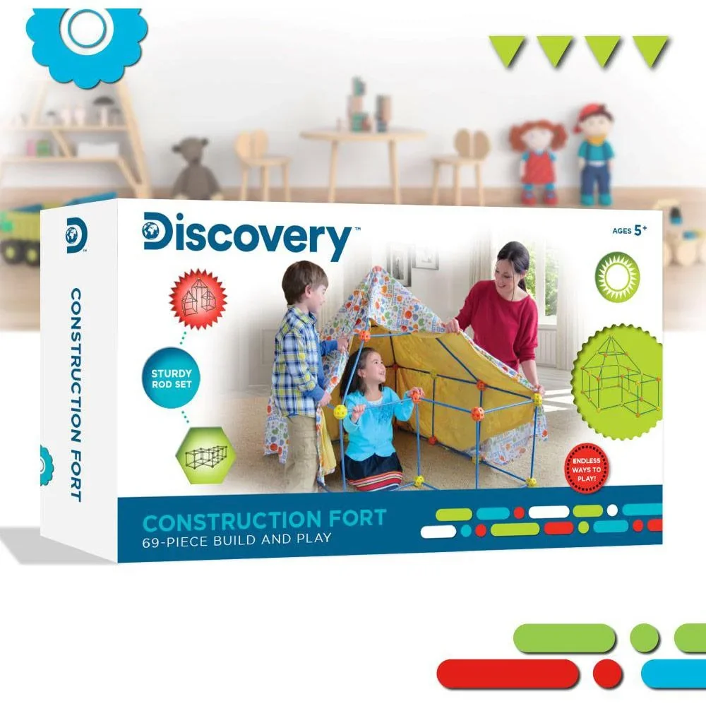 Discovery Kinderbaukasten - Zelt - Fort - 69-teilig - 8