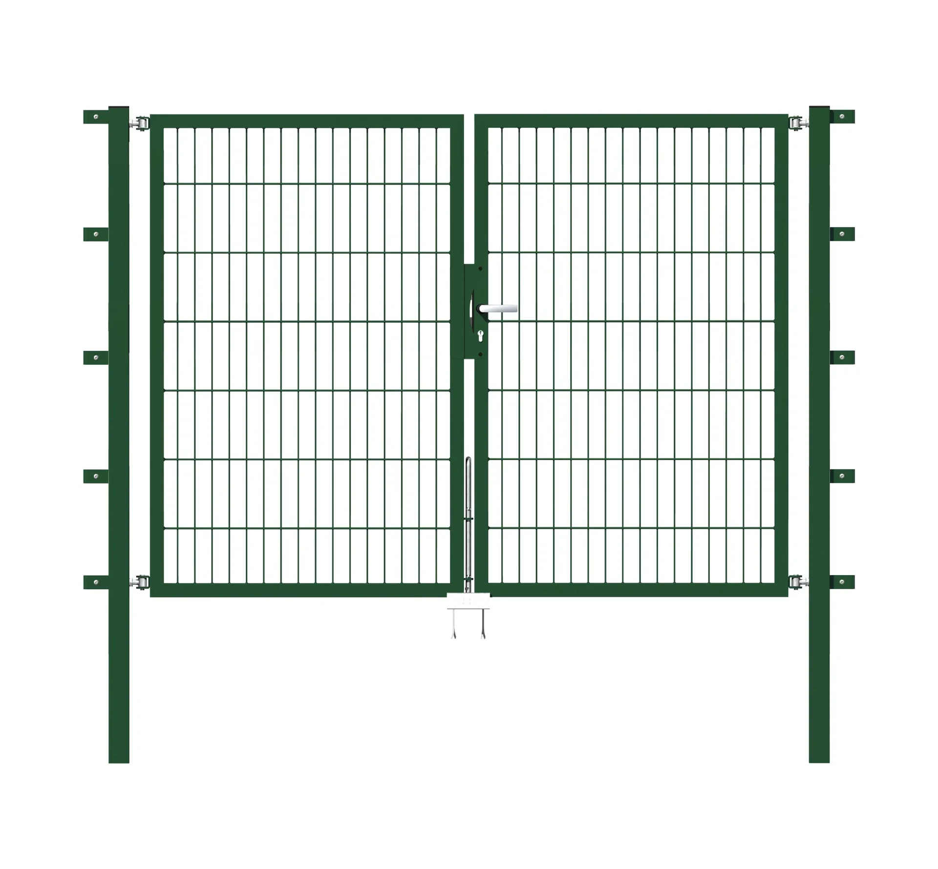 Doppeltor Flexo mit Zubehör, grün, Breite 200 cm, Höhe 140 cm, PF: 60x60 cm - 1