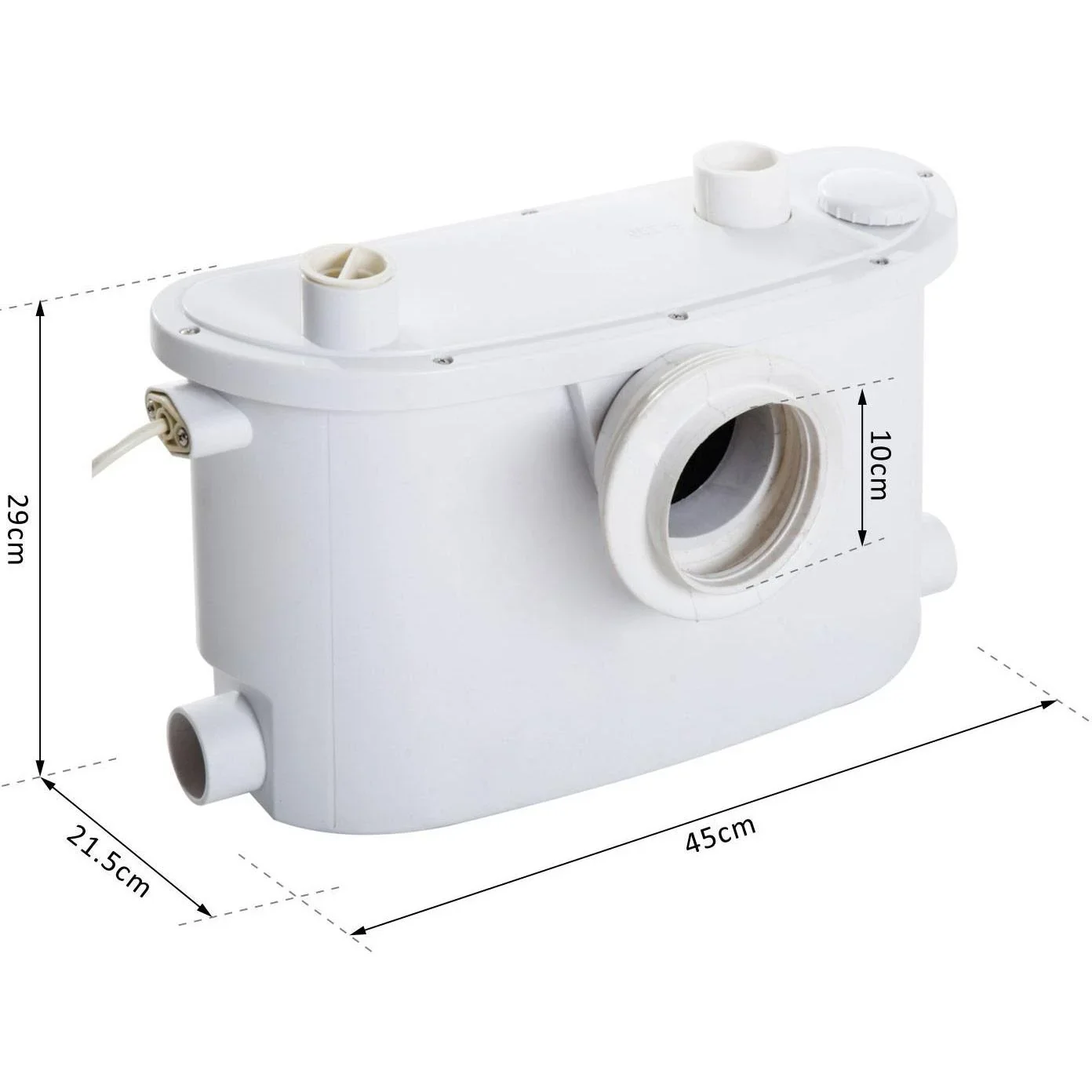 Hebeanlage Abwasserpumpe für WC Dusche 400W - 1