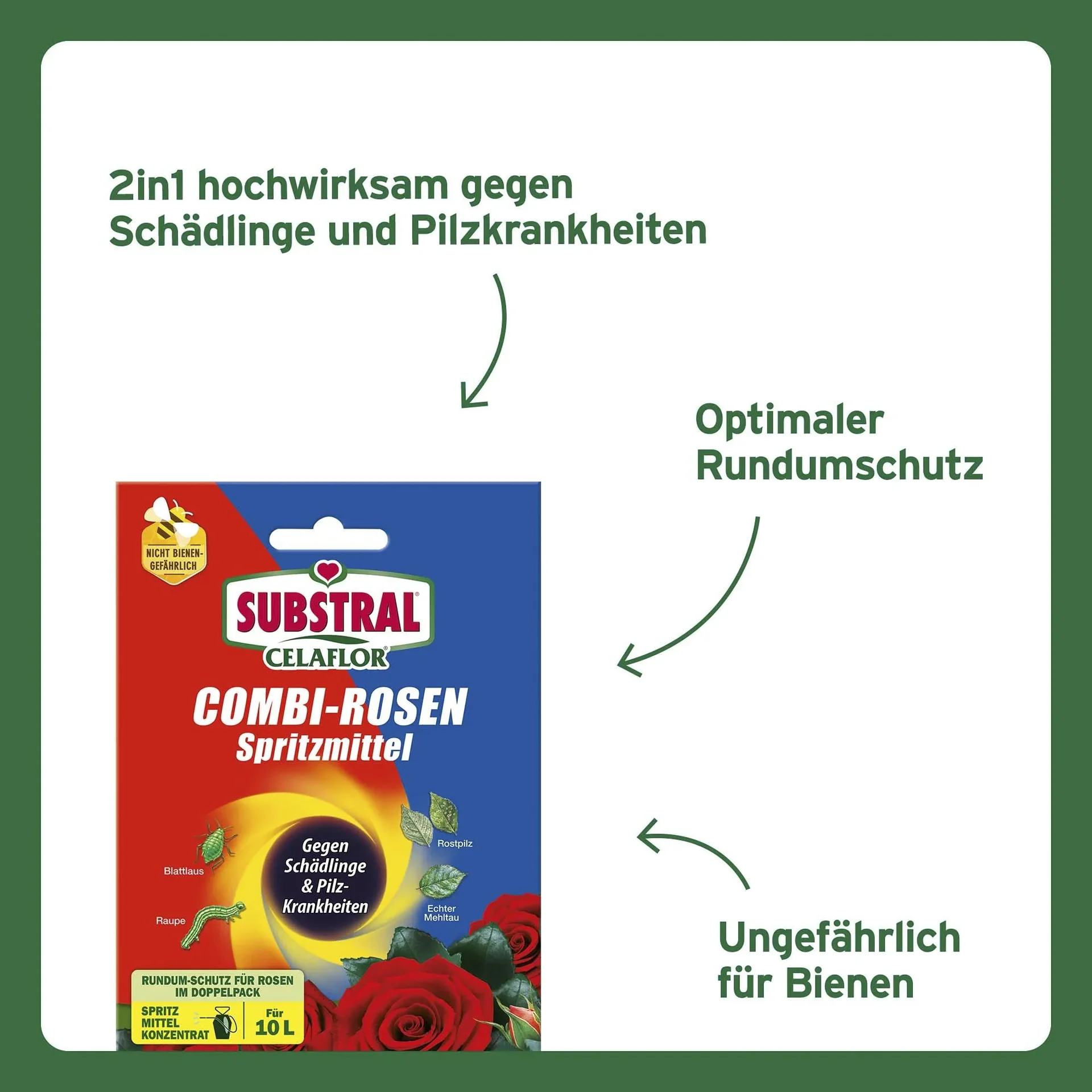 Combi-Rosen Spritzmittel für 10 Liter - 1