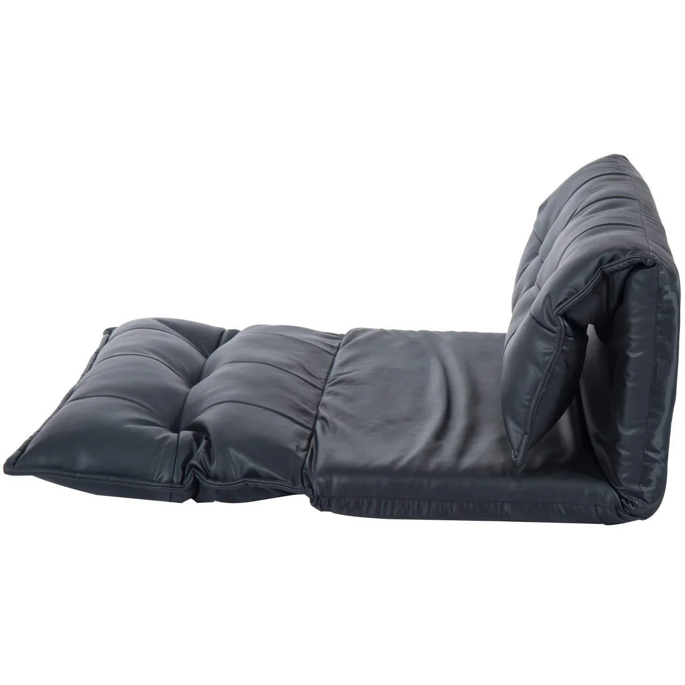 Schlafsessel Klappmatratze Faltmatratze PU Schwarz - 0