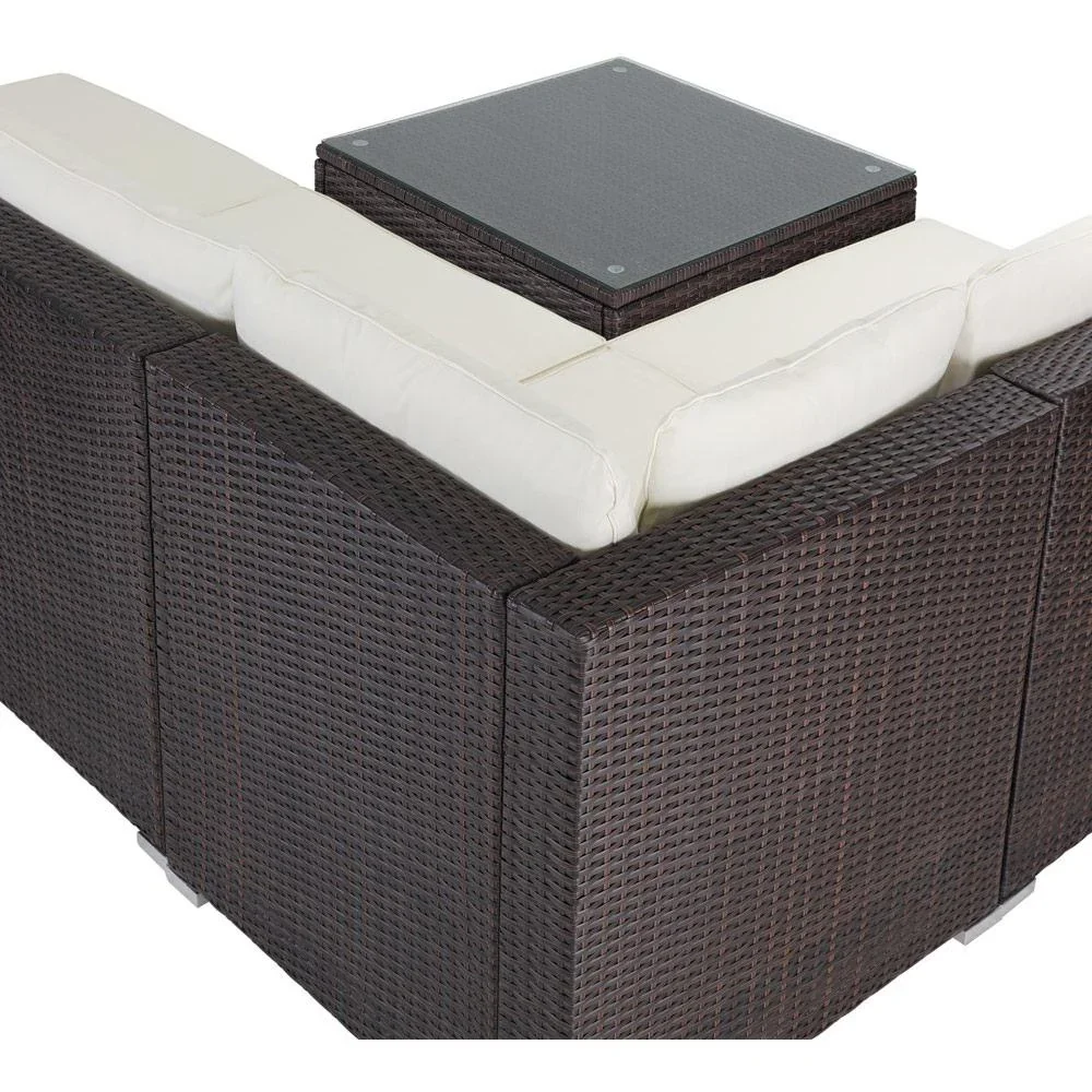 Polyrattan Lounge Set 16tlg. Braun - 2